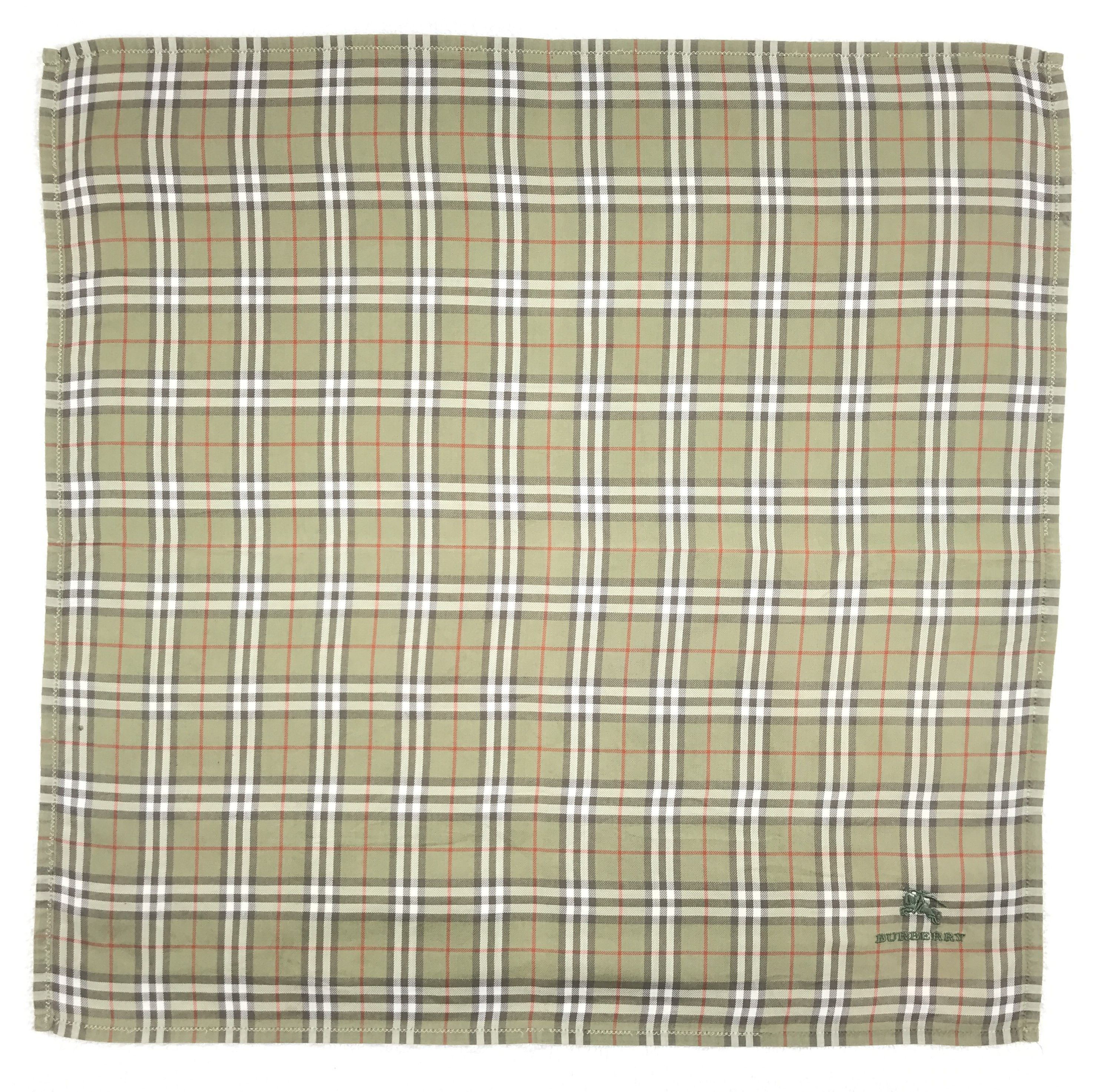 Burberry × Vintage Vintage Burberry Bandana Neckerchief Handkerchief Size ONE SIZE - 1 Thumbnail