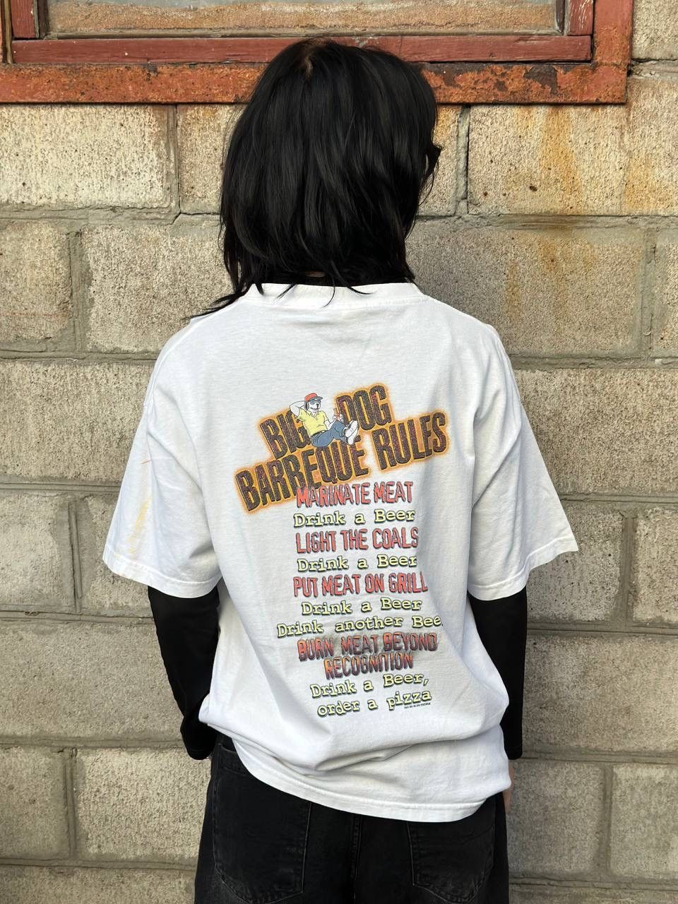 Big Dogs VTG Adult Big Dog Barbeque Rules T-shirts 2001 Sport-wear Size US L / EU 52-54 / 3 - 1 Thumbnail