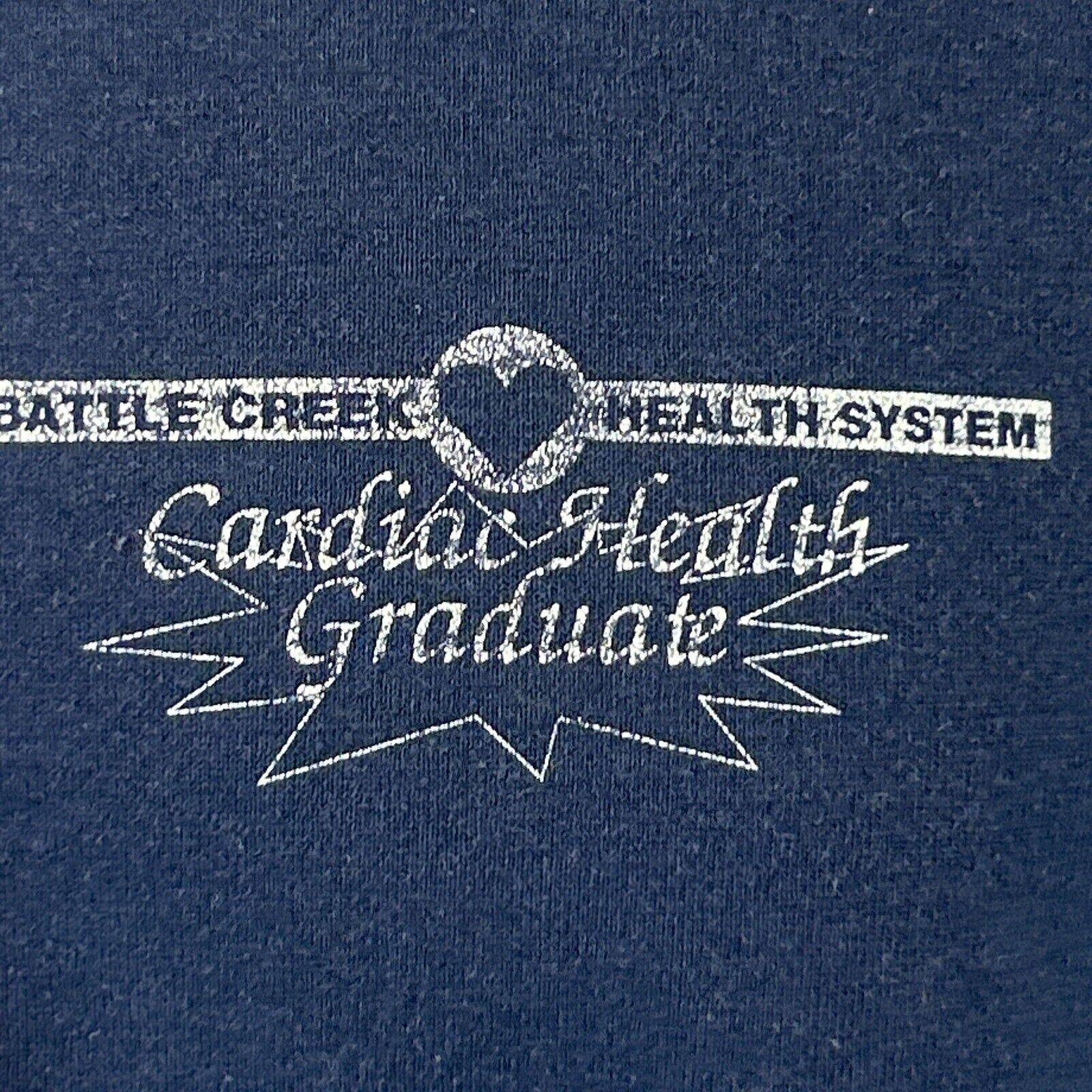 Vintage Vintage 90s Battle Creek Health System T Shirt Blue M Size US M / EU 48-50 / 2 - 4 Thumbnail