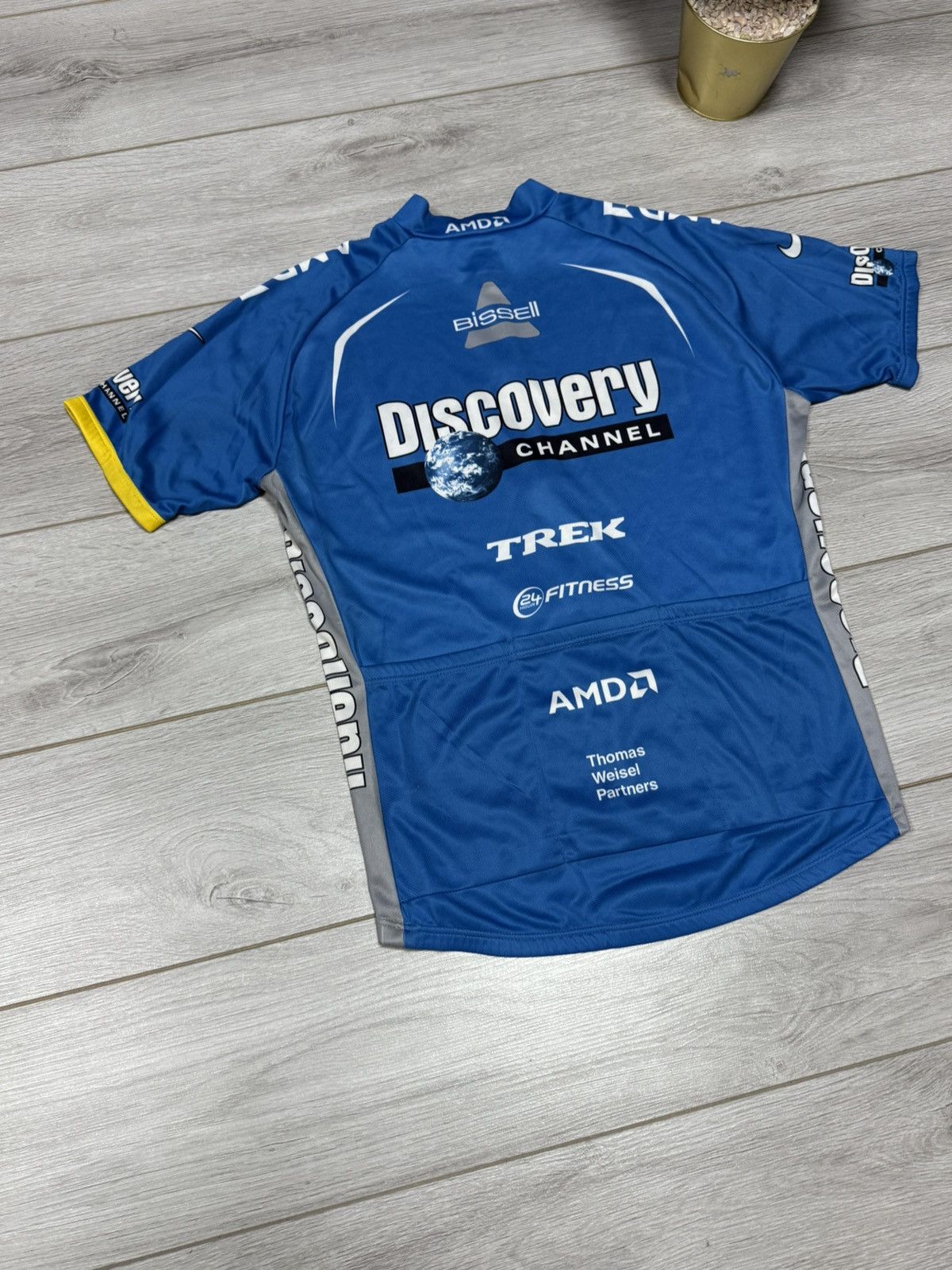 Nike Y2k Nike Discovery Chanel Cycling Jacket bike tee shirt Size US L / EU 52-54 / 3 - 4 Thumbnail