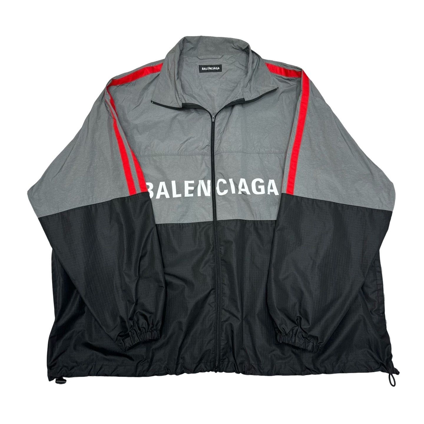 Balenciaga Balenciaga Tri-Color Logo Windbreaker Size 46 Size US S / EU 44-46 / 1 - 1 Thumbnail