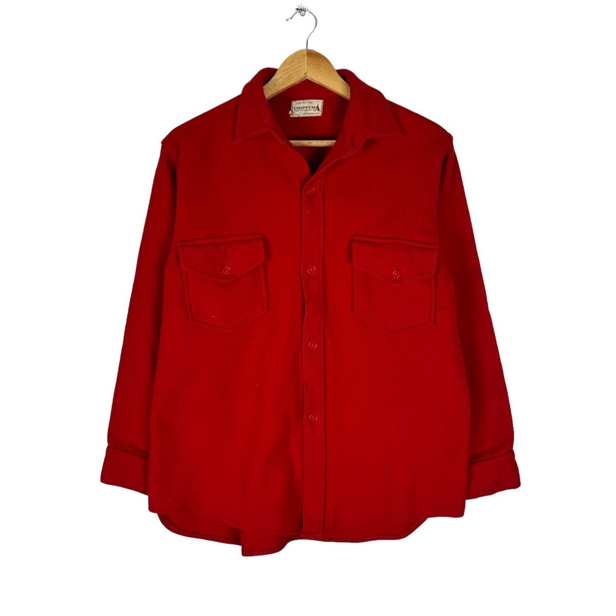 Chippewa × Vintage ☀️60s CHIPPEWA WOOLEN MILL BUTTON SHIRTS Size M / US 6-8 / IT 42-44 - 1 Thumbnail