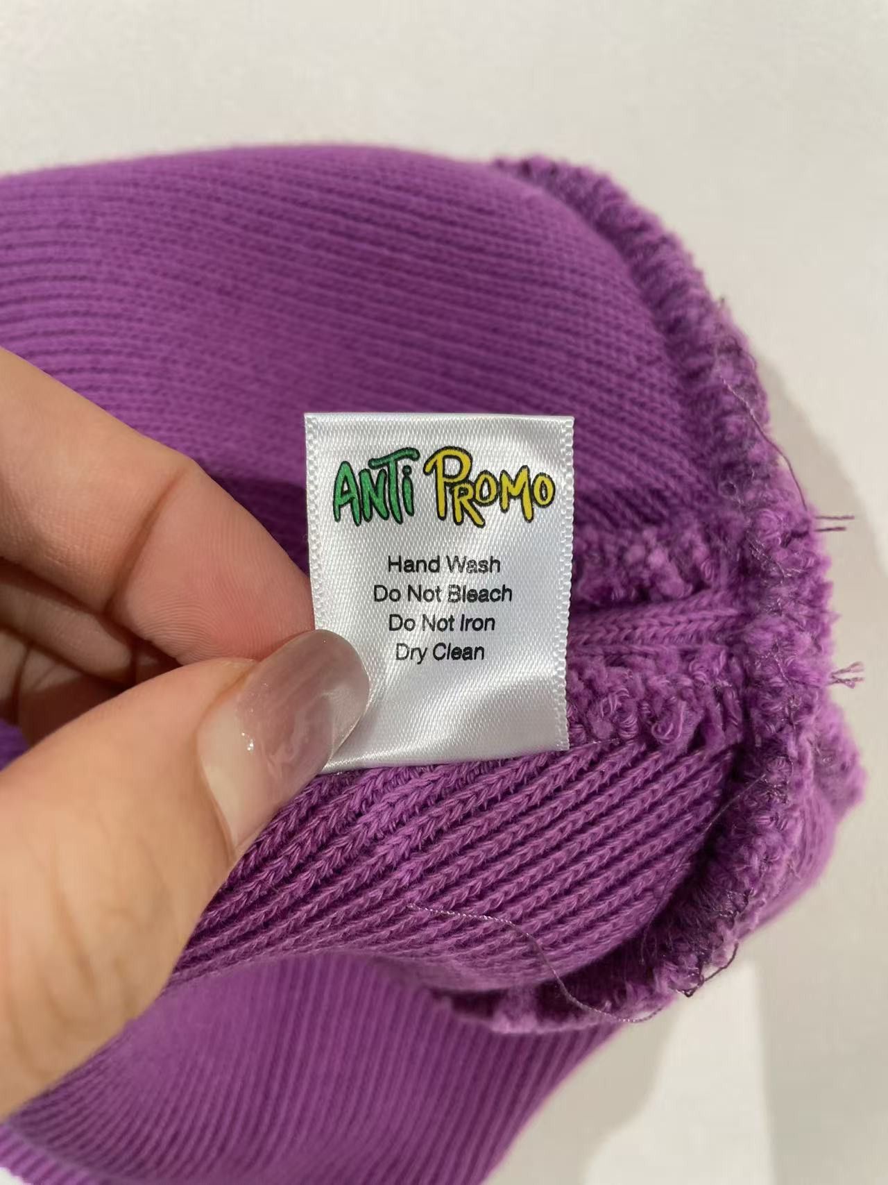 Matty Boy Matty Boy Anti Promo Sex Record Purple Beanie Size ONE SIZE - 6 Thumbnail