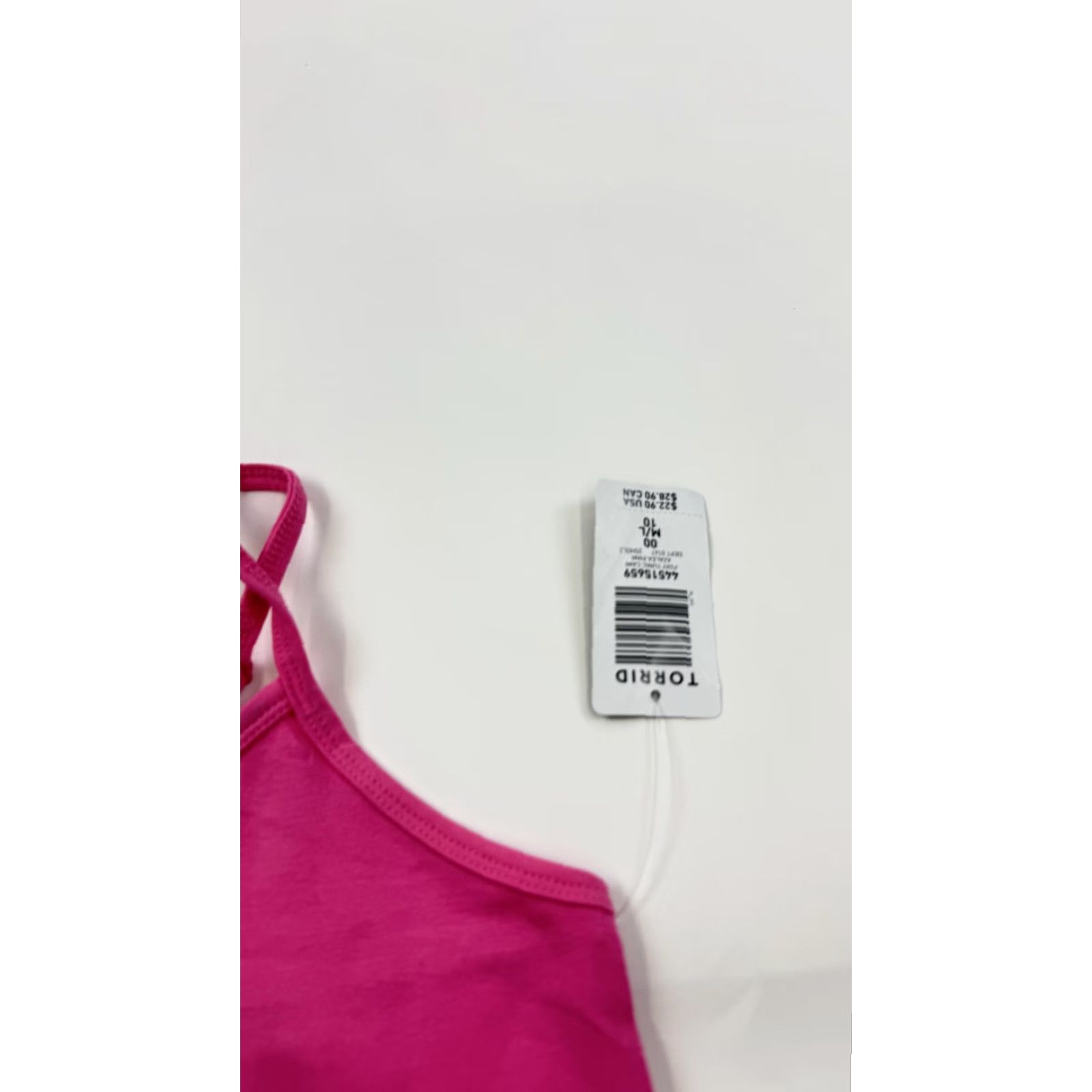 Torrid Torrid Cami Tank Top Womens 0X Pink Cotton Spandex Layering Tank Camisole Shirts Womens Plus Size 0X Pink Spaghetti Strap Size XL / US 12-14 / IT 48-50 - 4 Thumbnail