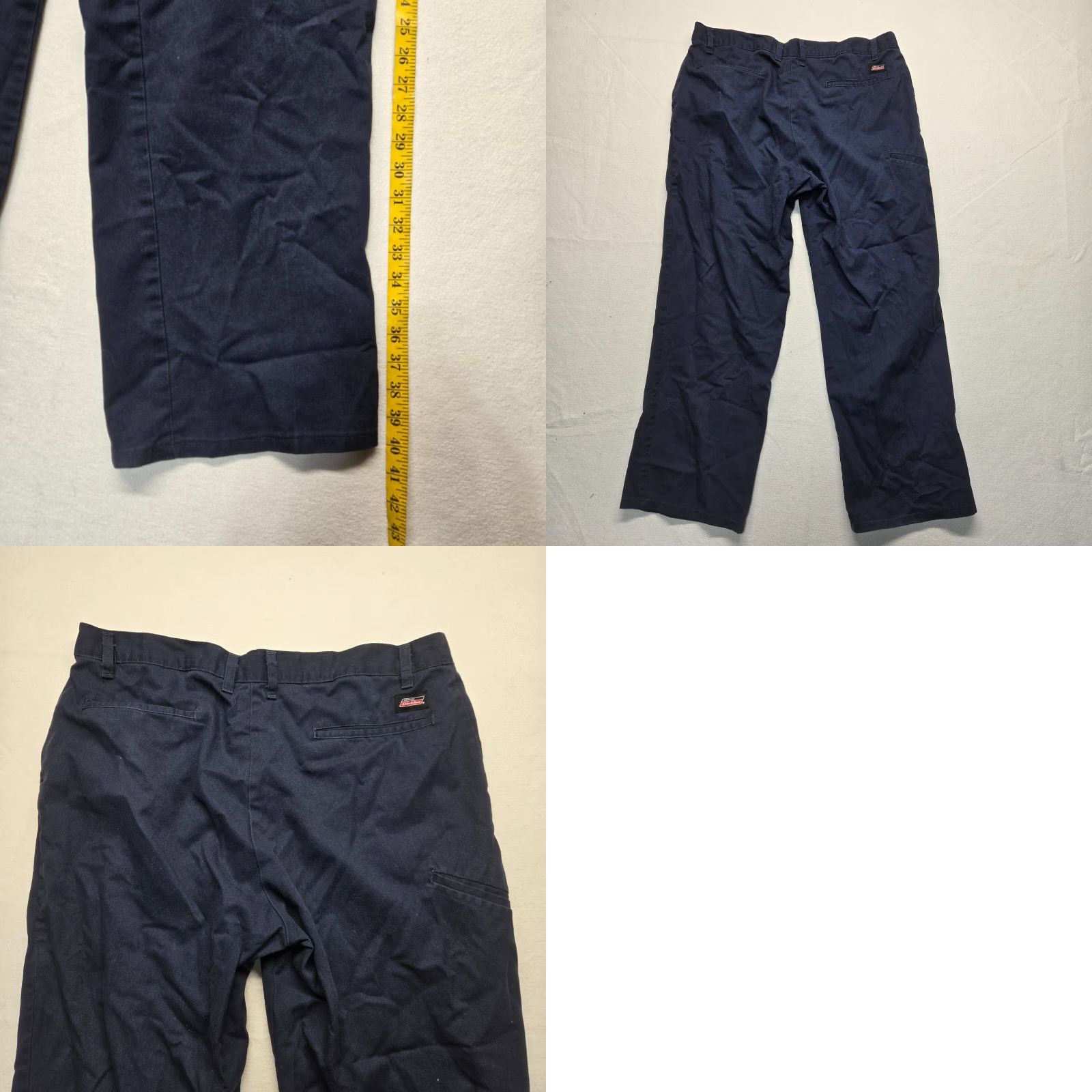 CLOSED VINTAGE Tommy Hilfiger Dress Pants Wool Regular Fit Adult Men Size 36 Blue Straight Zipper Button Size US 36 / EU 52 - 8 Thumbnail