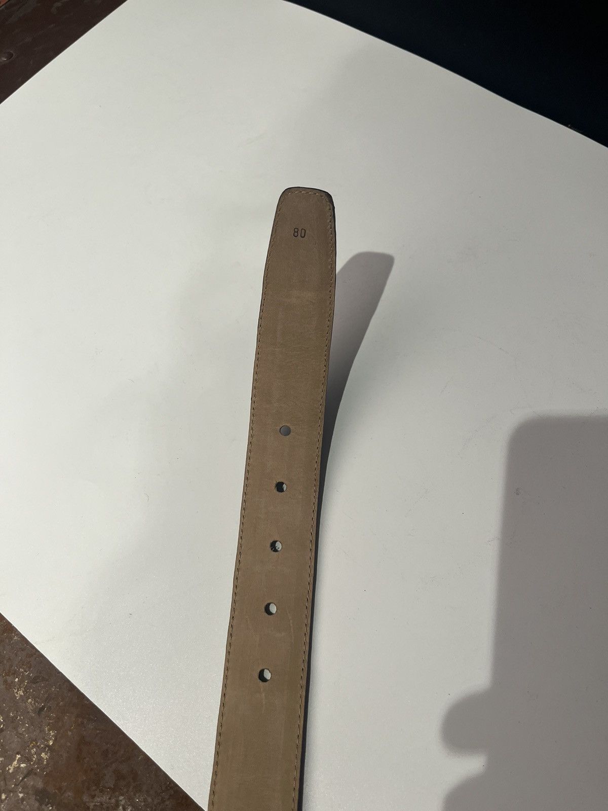 Vintage erreghé genuine crocodile leather belt Italian DS 70’s Size 30 - 6 Thumbnail
