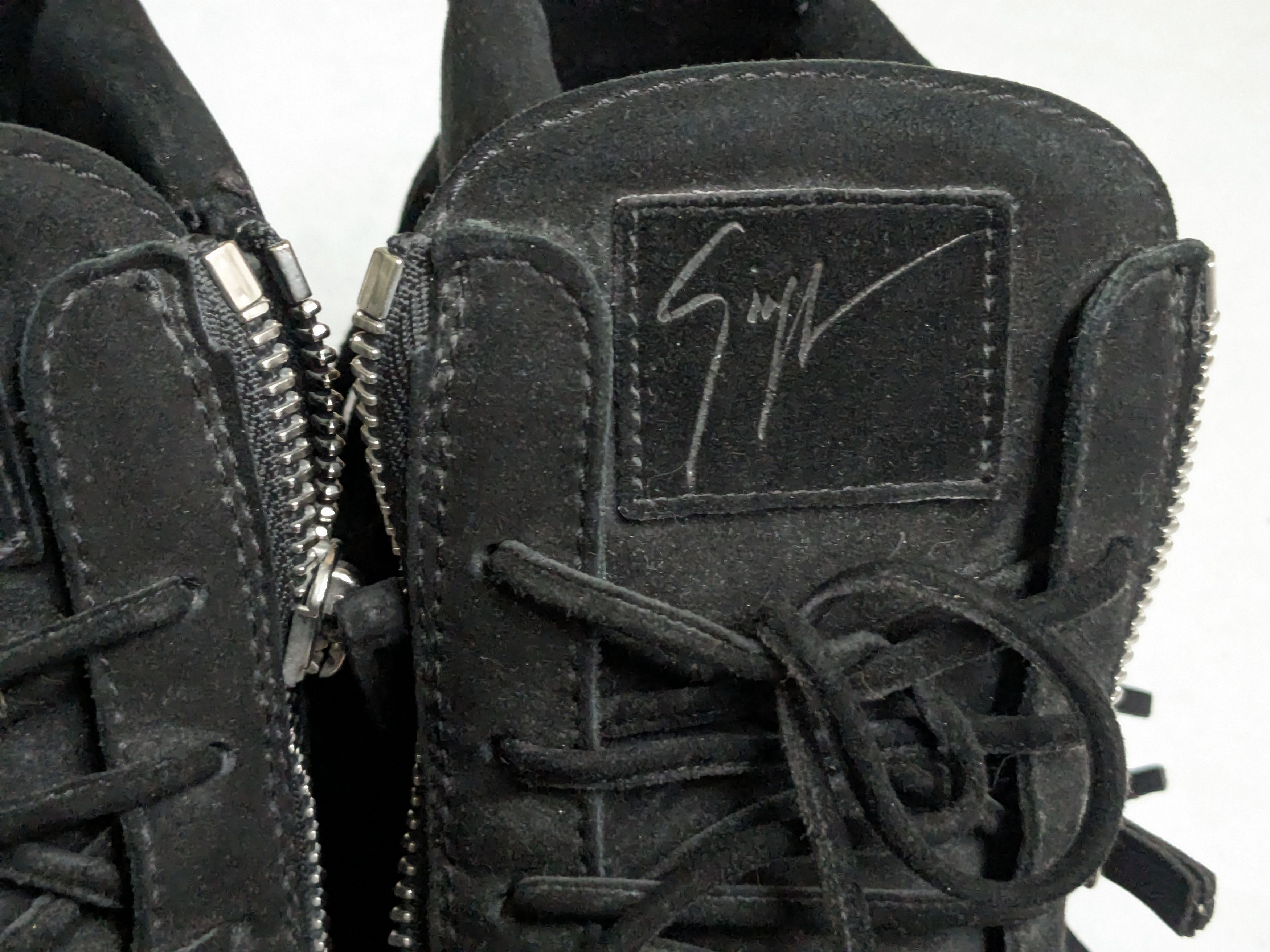 Giuseppe Zanotti Giuseppe Zanotti Sneakers Black Suede Fringe 11 44 High Tops Size US 11 / EU 44 - 5 Thumbnail
