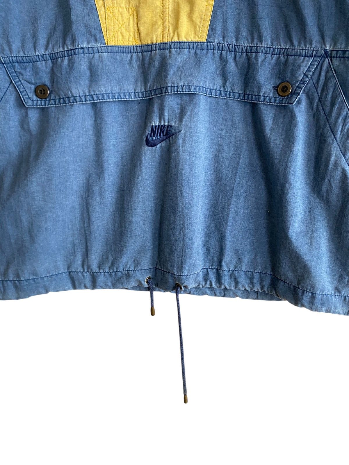Nike Very Rare Vintage Nike Anorak Half Zipper Baggy Hoodie 2000s Size US M / EU 48-50 / 2 - 3 Thumbnail