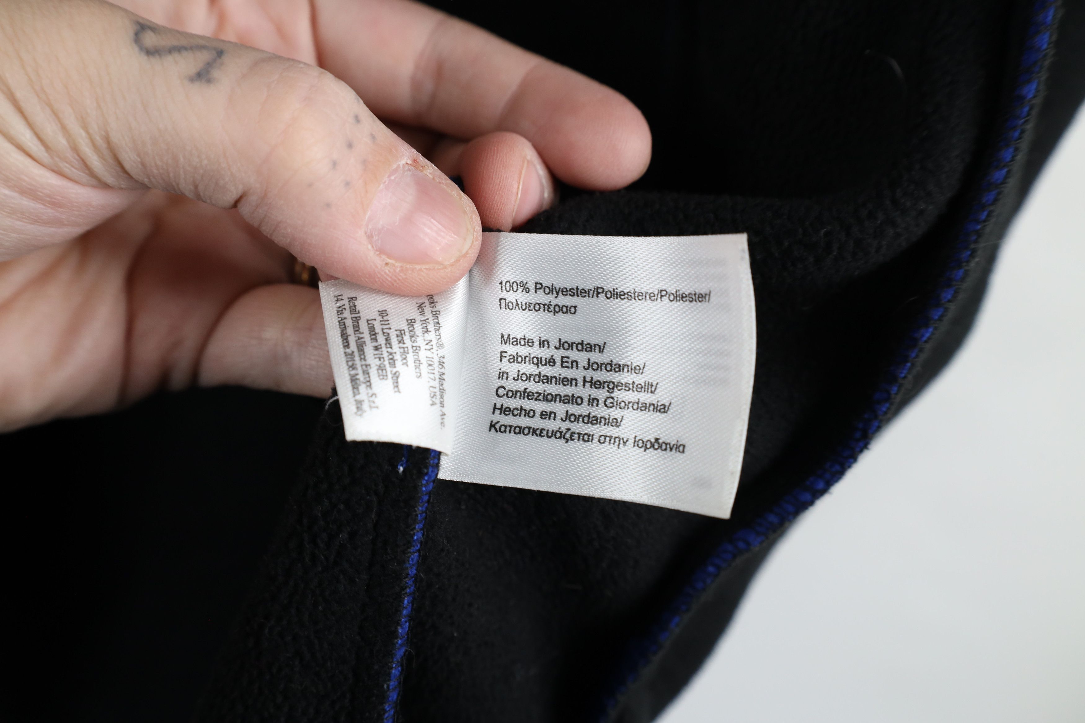 Brooks Brothers × Vintage Brooks Brothers Full Zip Fleece Vest Jacket Royal Blue Size US L / EU 52-54 / 3 - 9 Thumbnail