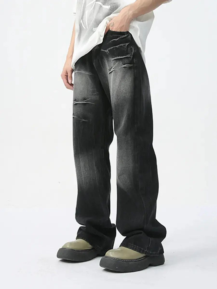Japanese Brand Retro loose high street jeans Size US 32 / EU 48 - 6 Thumbnail