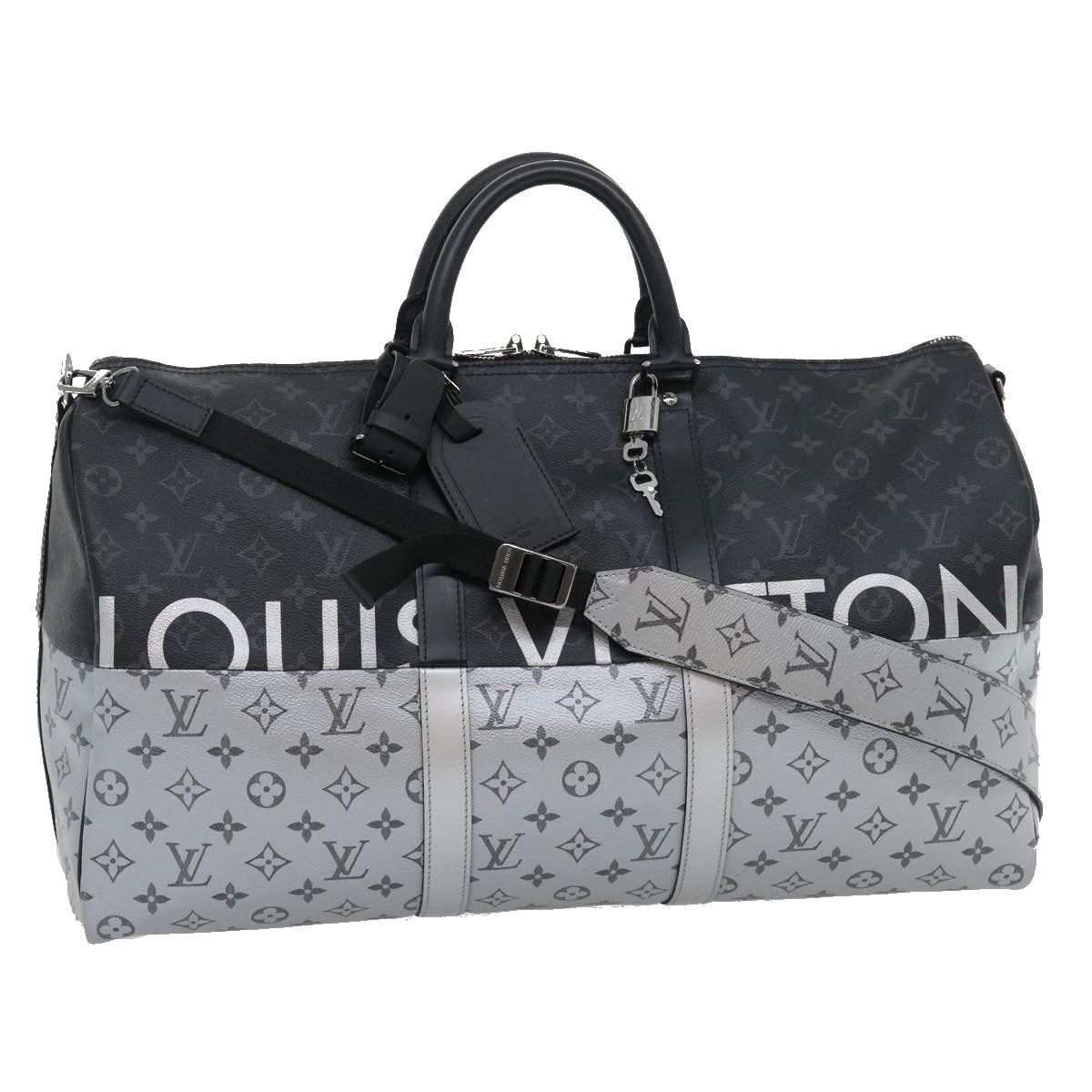 LOUIS VUITTON Eclipse Split Keepall Bandouliere 50 Boston