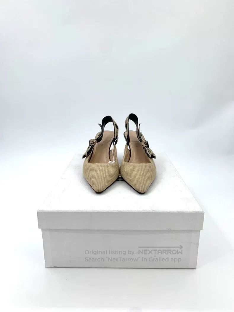 Dior Dior Brown pointed toe embroidered braided lace-up high-he Size US 5.5 / IT 35.5 - 9 Thumbnail