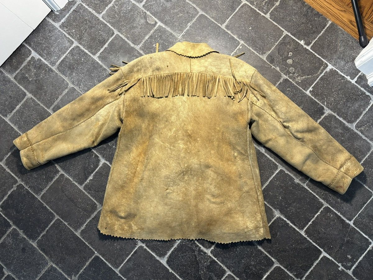 Vintage True Vintage Moose Leather Coat Moosehide Blanket Lined Hand Size US M / EU 48-50 / 2 - 6 Thumbnail