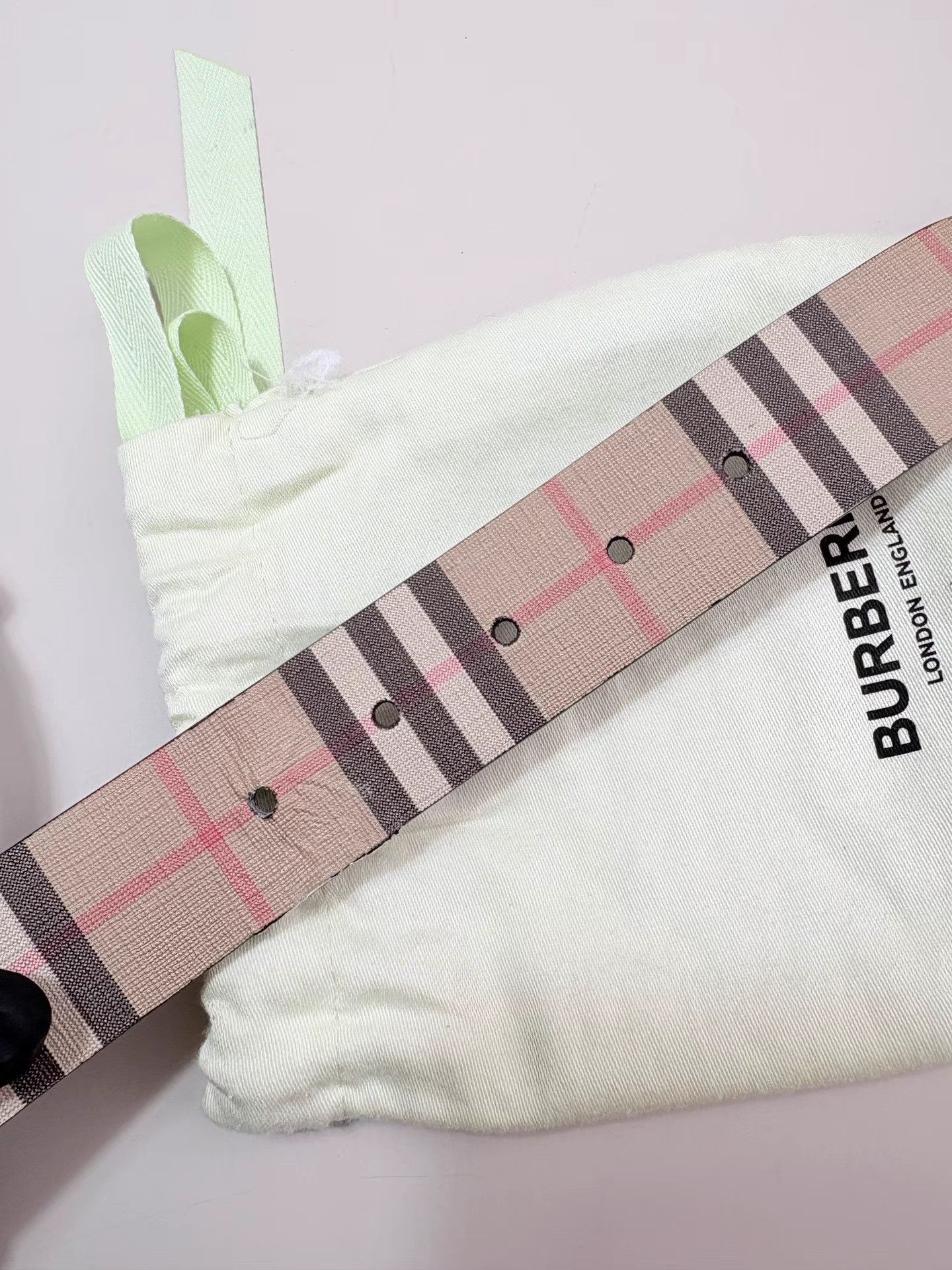 Burberry BURBERRY Check Belt Size ONE SIZE - 3 Thumbnail