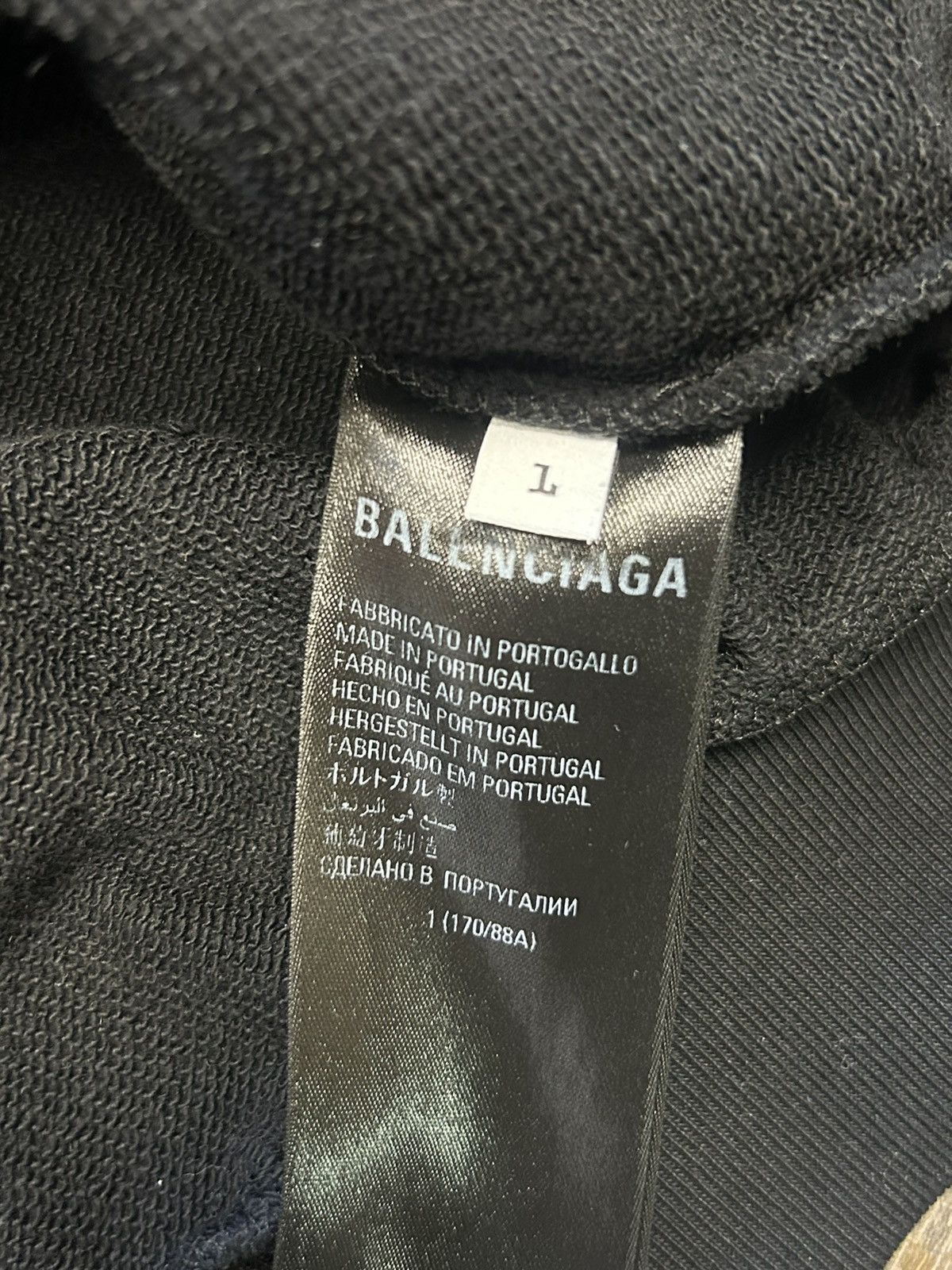 Balenciaga Balenciaga Political Campaign Tape Hoodie Size US L / EU 52-54 / 3 - 5 Thumbnail
