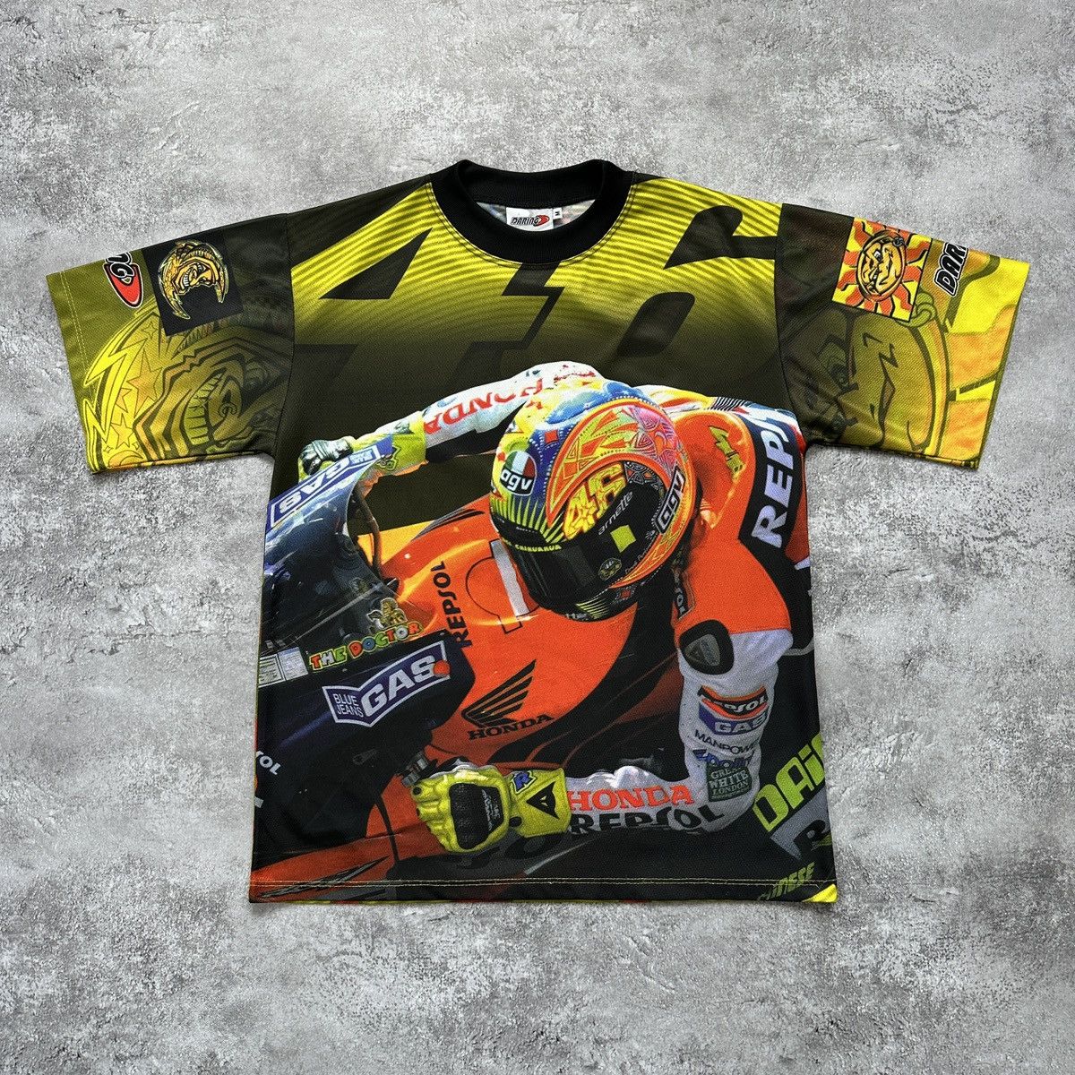 Honda Repsol Honda Valentino Rossi Overprint T-Shirt MotoGP VR46 Size US M / EU 48-50 / 2 - 1 Thumbnail