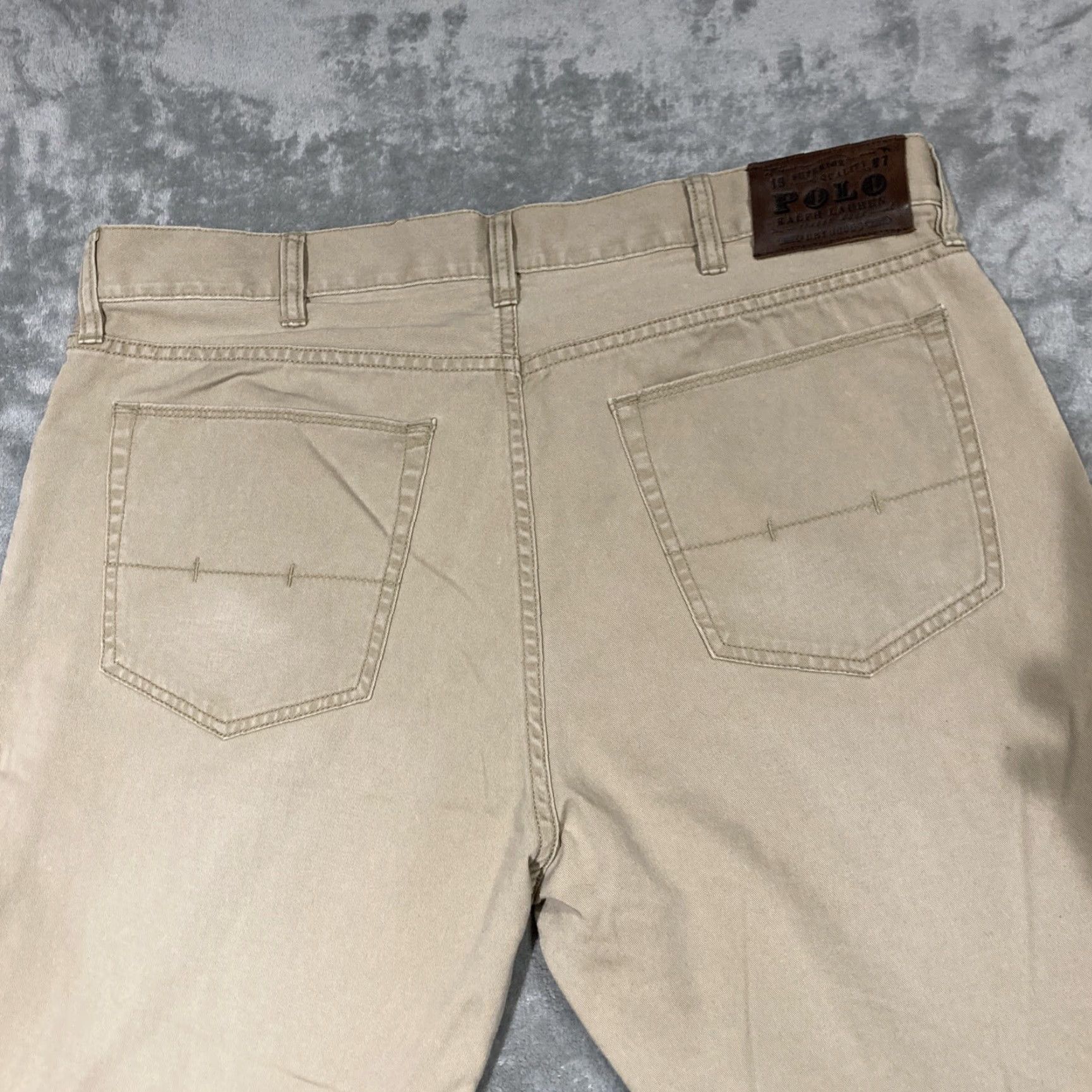 Polo Ralph Lauren VINTAGE Polo Ralph Lauren 650 Straight Pants 36x30 Mens 90s Khaki 100% Cotton Size US M / EU 48-50 / 2 - 5 Thumbnail