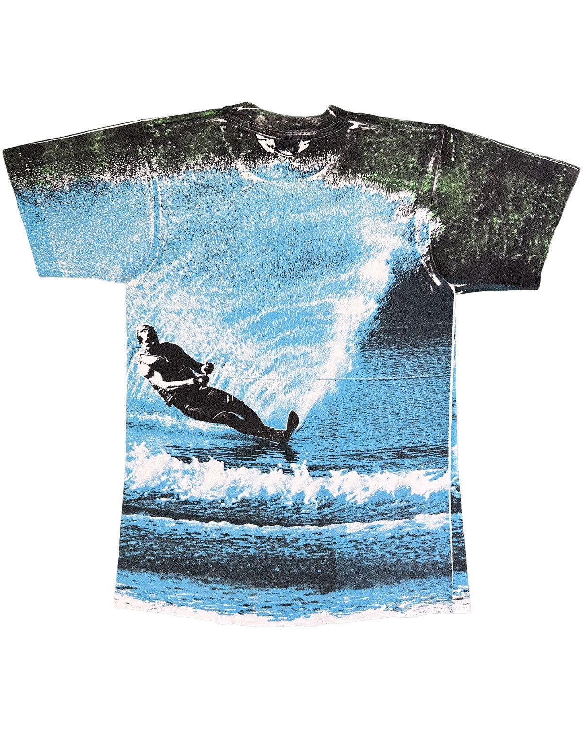 Vintage 70s Sample Surf Beach Resort All Over Print T Shirt Size US XS / EU 42 / 0 - 2 Thumbnail