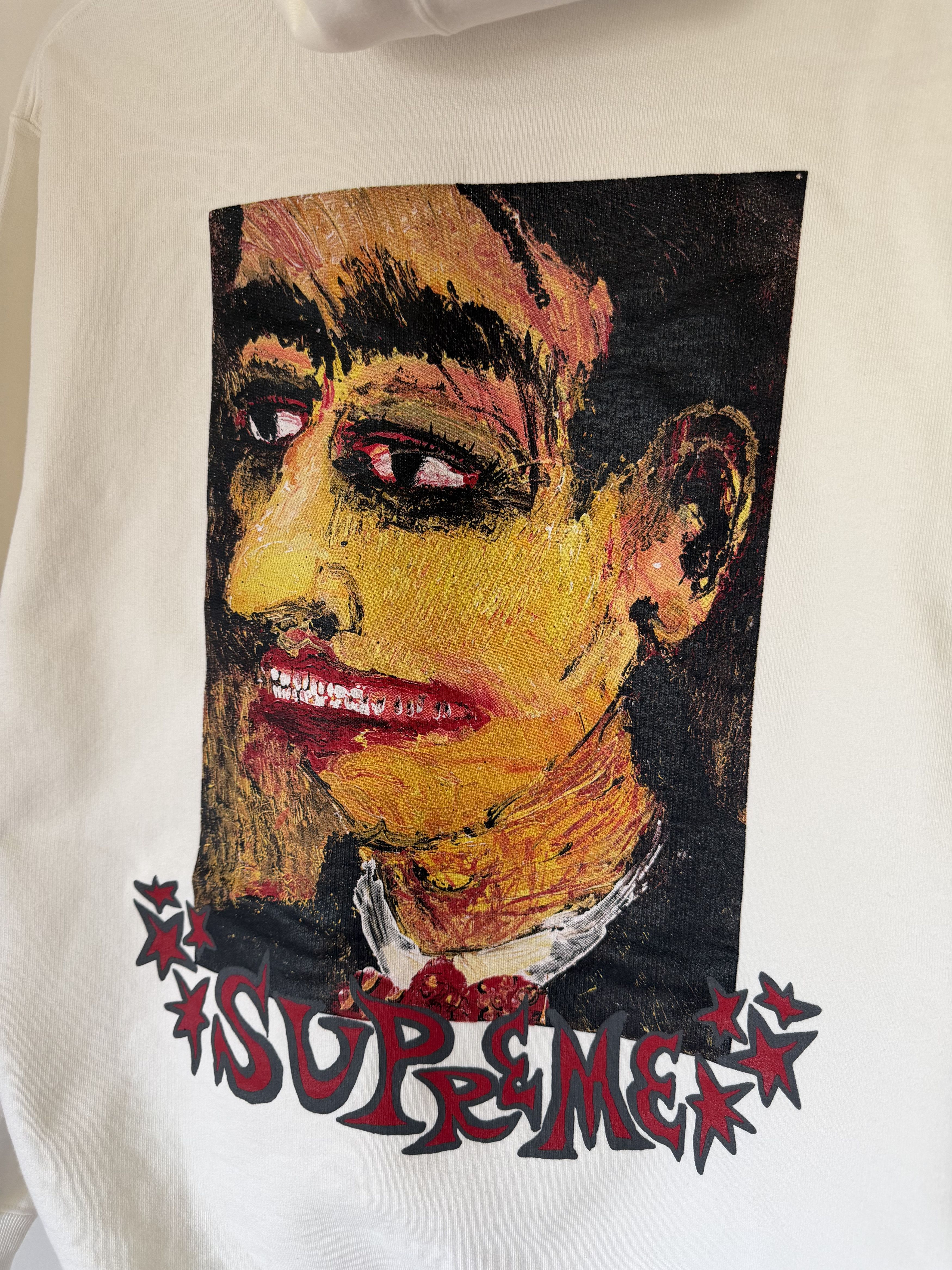 Supreme Supreme FW18 Portrait Hoodie in White Size US M / EU 48-50 / 2 - 2 Thumbnail