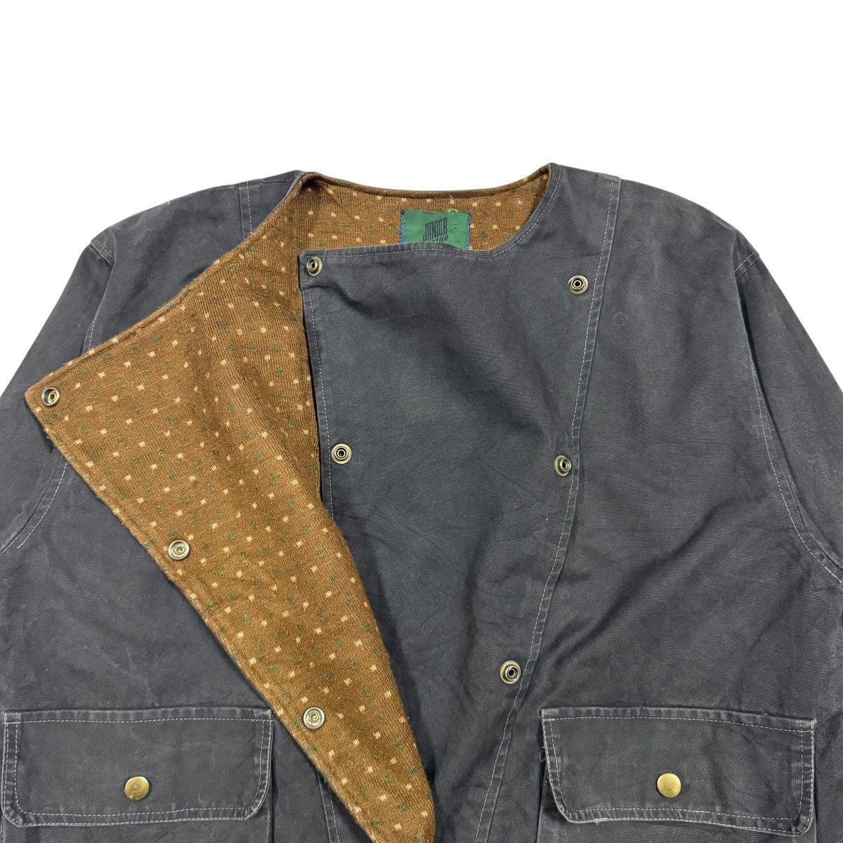 Jean Paul Gaultier Vtg🔥Archive Junior Gaultier Narrow Double Snap Button Jacket Size US L / EU 52-54 / 3 - 12 Thumbnail