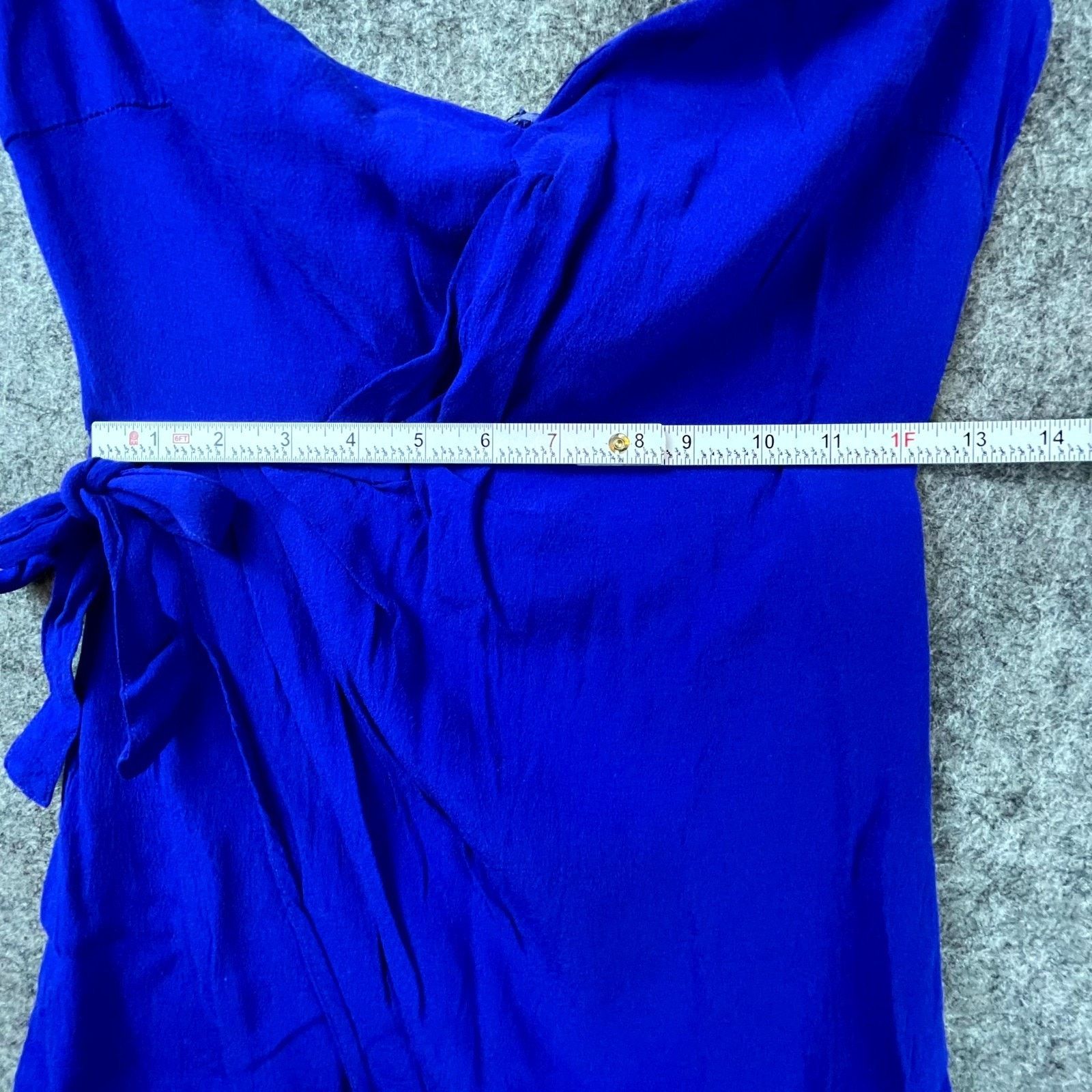 ASTR The Label ASTR The Label Josefina Dress Medium Royal Blue Side Tie Size M / US 6-8 / IT 42-44 - 4 Thumbnail