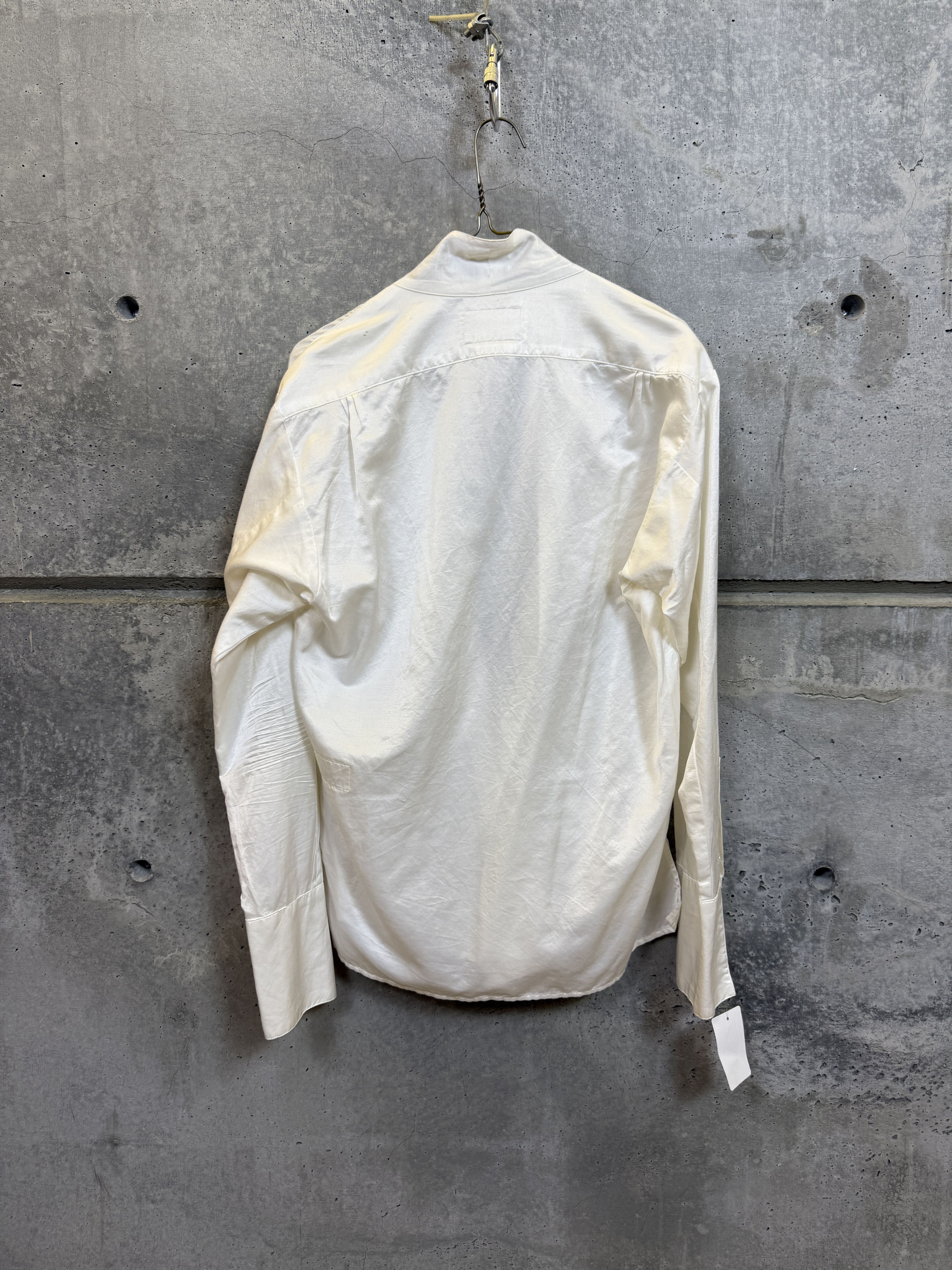 Greg Lauren Greg Lauren Ivory Satin Winged GL1 Size US M / EU 48-50 / 2 - 2 Thumbnail