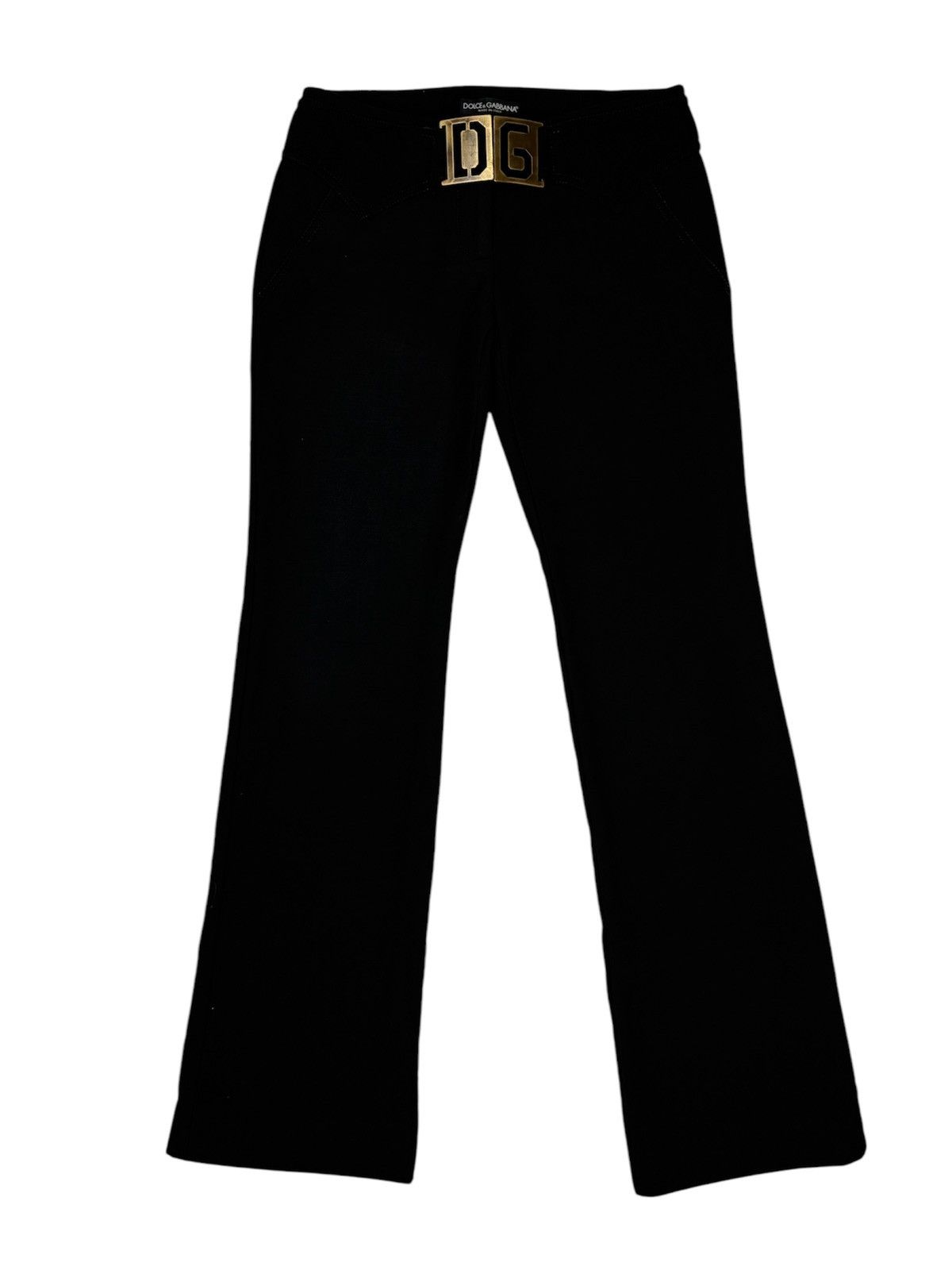 Dolce & Gabbana DOLCE GABBANA WOMEN FLARED PATTS WIDE LED TROUSERS IT 38 XS Size 26" / US 2 / IT 38 - 8 Thumbnail