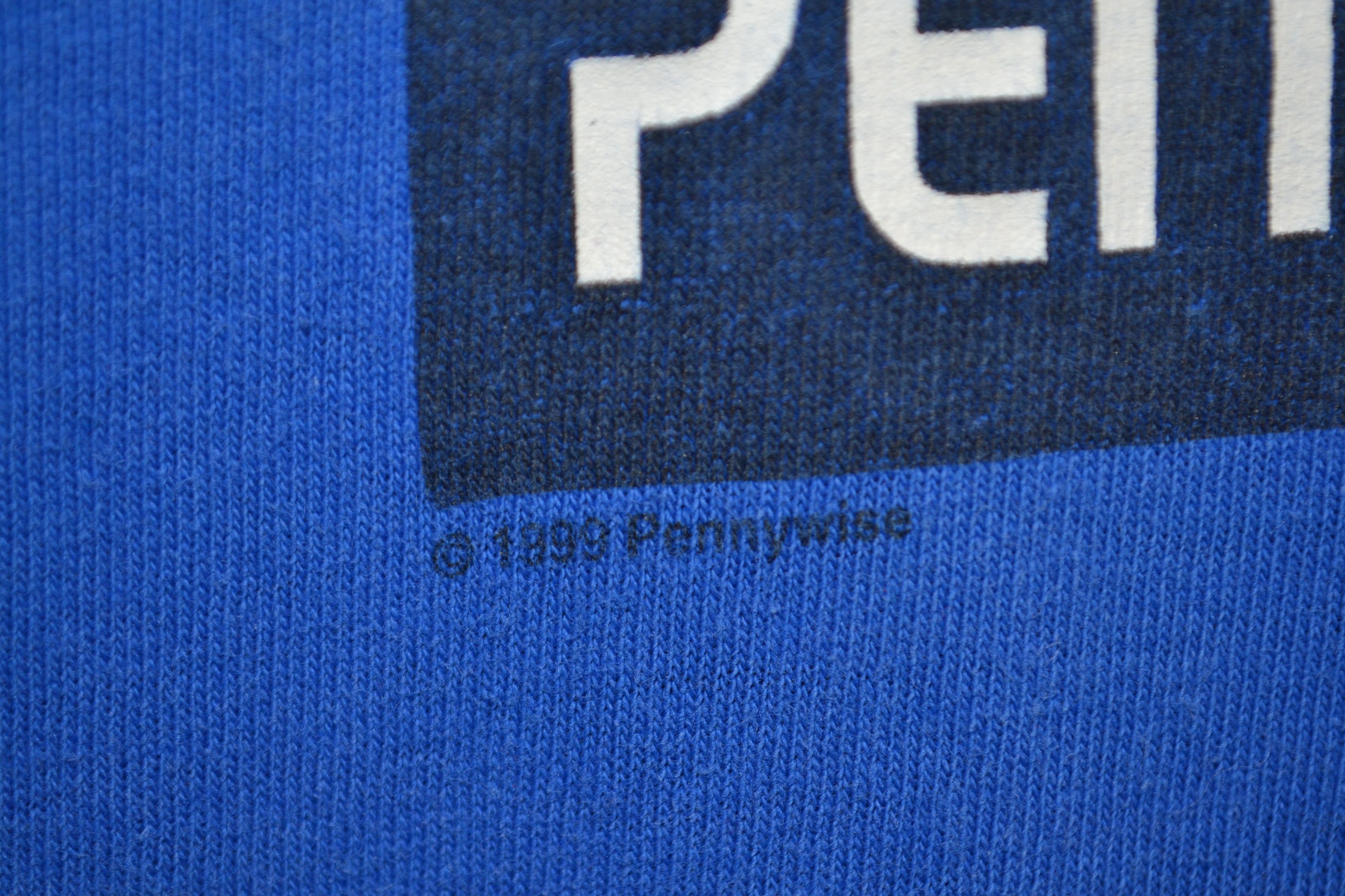 Band Tees Pennywise 1999 Tultex Punk Rock Vintage Blue Shirt XL Size US XL / EU 56 / 4 - 2 Thumbnail
