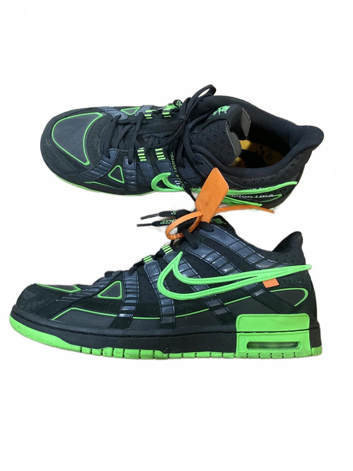 Nike × Off-White Off White x Nike Air Rubber Dunk ‘Green Strike’ Size US 12 / EU 45 - 1 Thumbnail