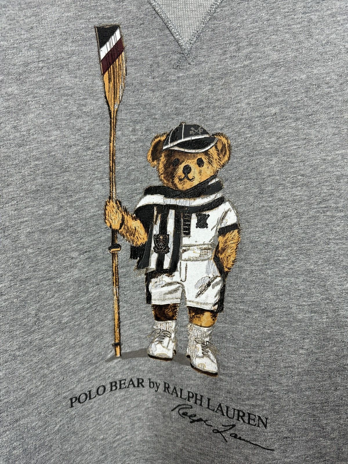Polo Ralph Lauren Polo Bear by Ralph Lauren Grey Crewneck Sweatshirt Size US M / EU 48-50 / 2 - 8 Thumbnail