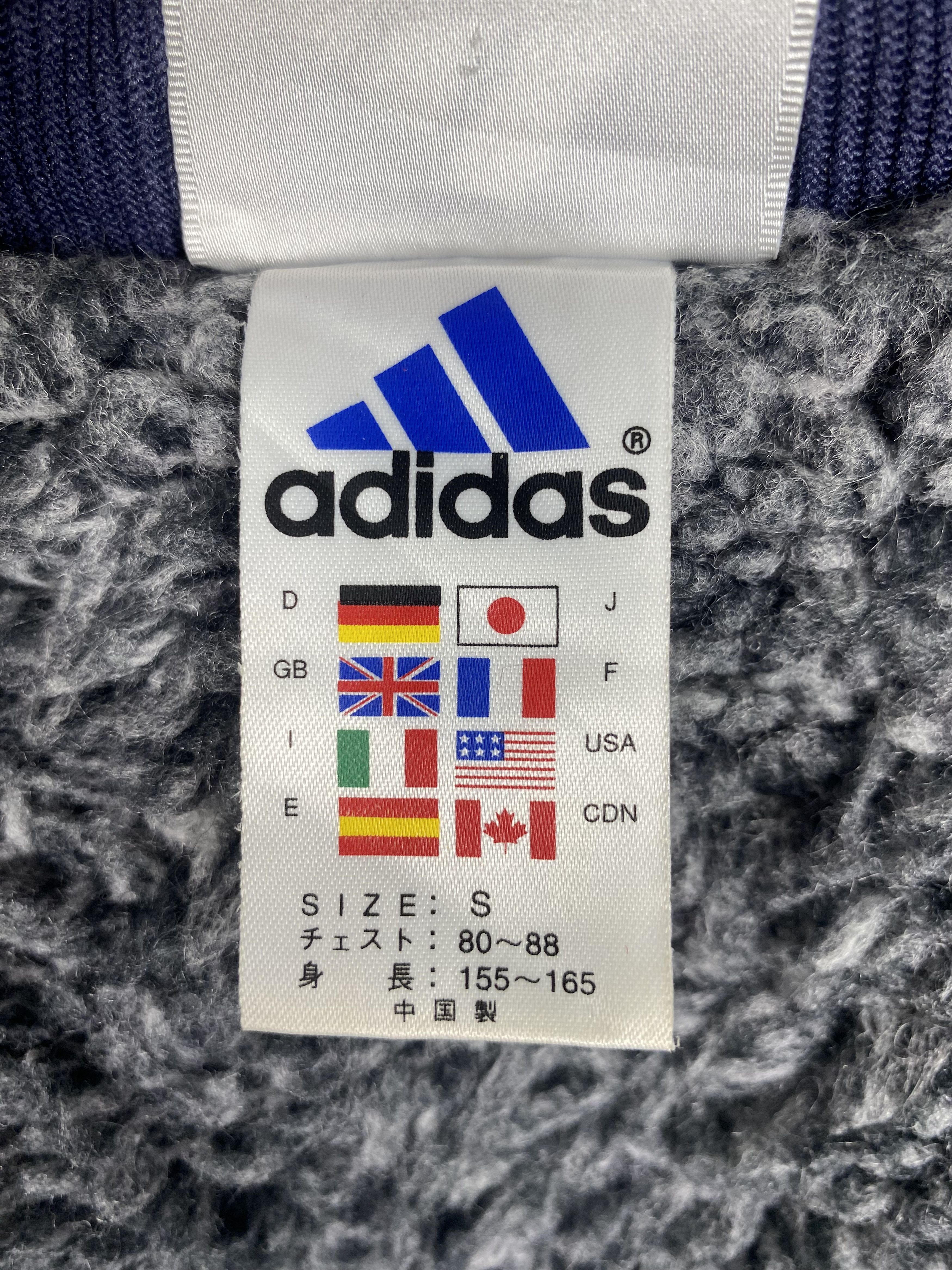 Adidas Vintage Adidas Hoodie Zip Up Fleece Lining Sportwear Jacket Size US M / EU 48-50 / 2 - 8 Thumbnail