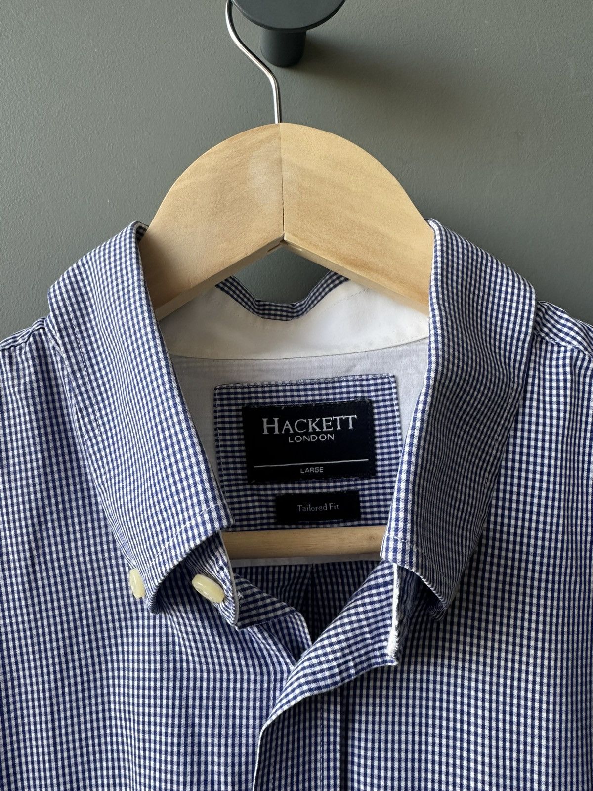 Hackett Hackett London Plaid Tailored Shirt Size L Size US L / EU 52-54 / 3 - 3 Thumbnail