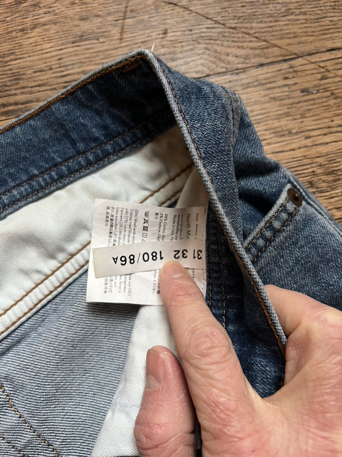 Acne Studios 31/32 jeans - north mid blue Size US 31 - 3 Thumbnail