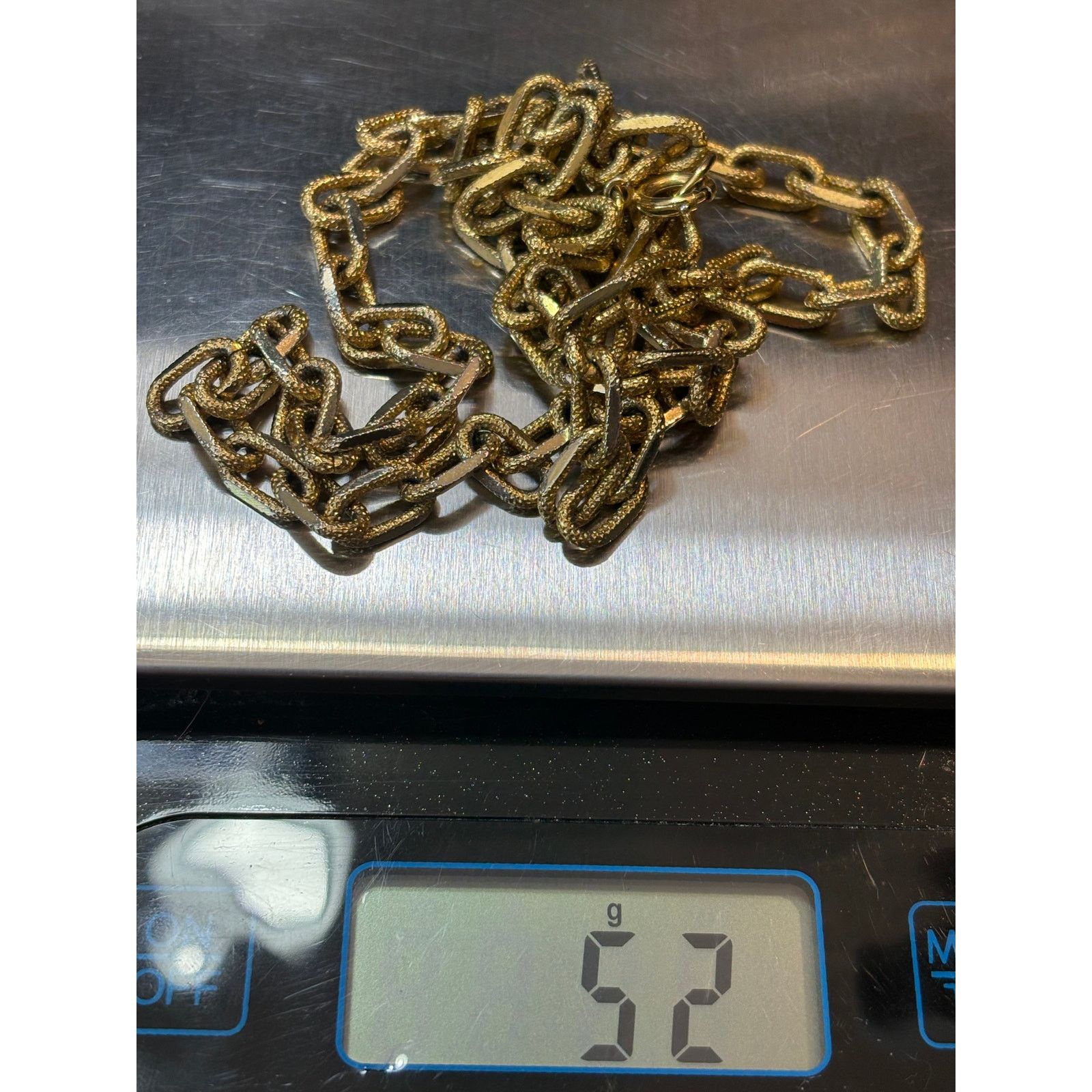 Other One Direction Gold Tone Chunky Chain Necklace Preowned Size ONE SIZE - 10 Thumbnail