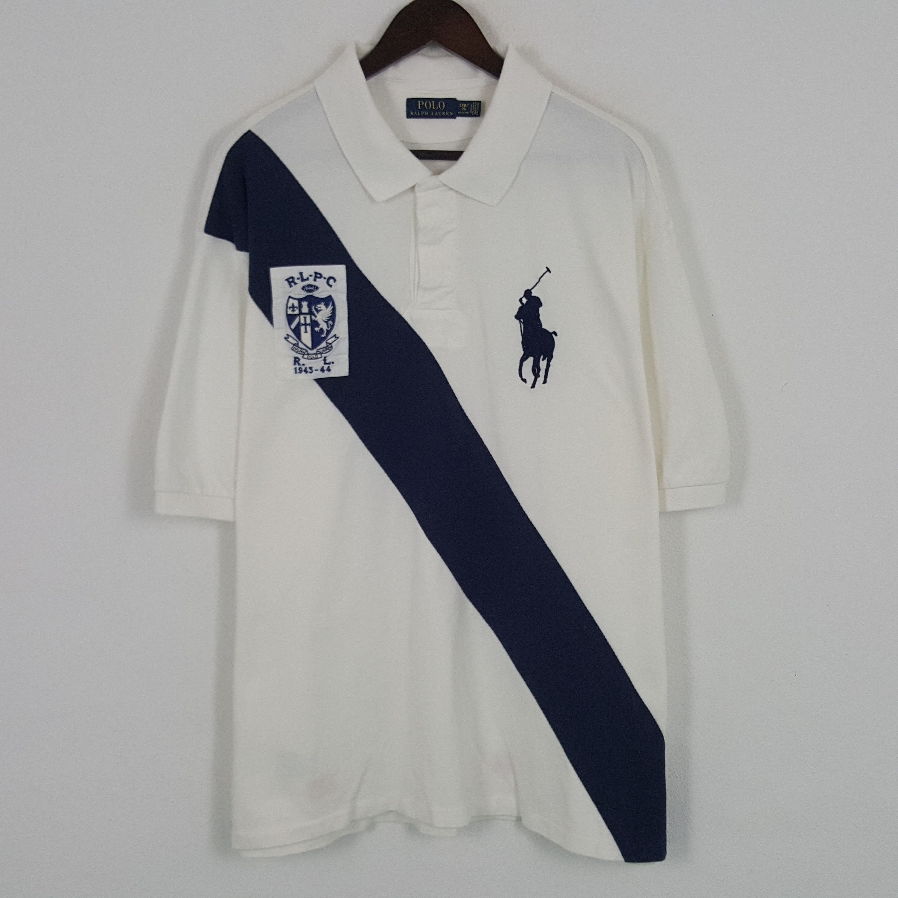 Polo Ralph Lauren × Vintage Vintage Polo Ralph Lauren Sport Polos Shirt Size US XXL / EU 58 / 5 - 1 Thumbnail