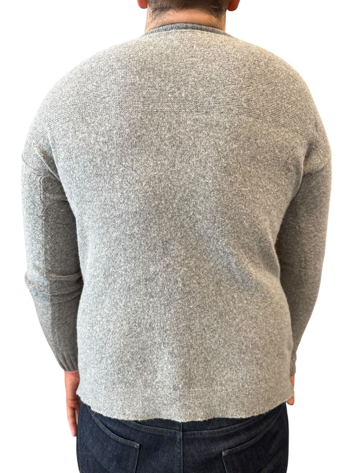 Hugo Boss Hugo Boss Orange Wool Jumper Grey Sweater Pullover Large Size US L / EU 52-54 / 3 - 3 Thumbnail
