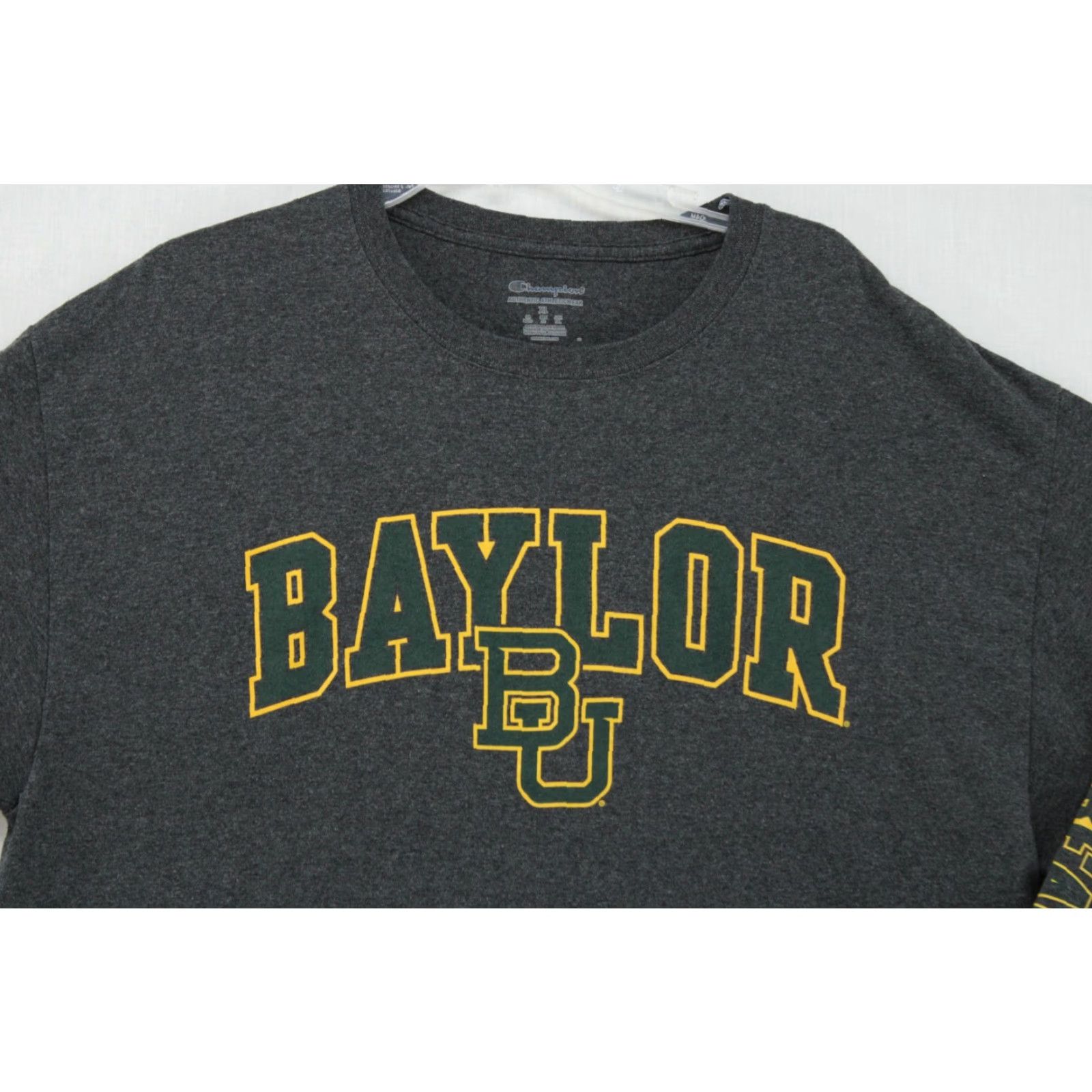 Champion Champion Baylor University T Shirt Men's XL Gray Authentic BU Long Sleeve Size US XL / EU 56 / 4 - 4 Thumbnail