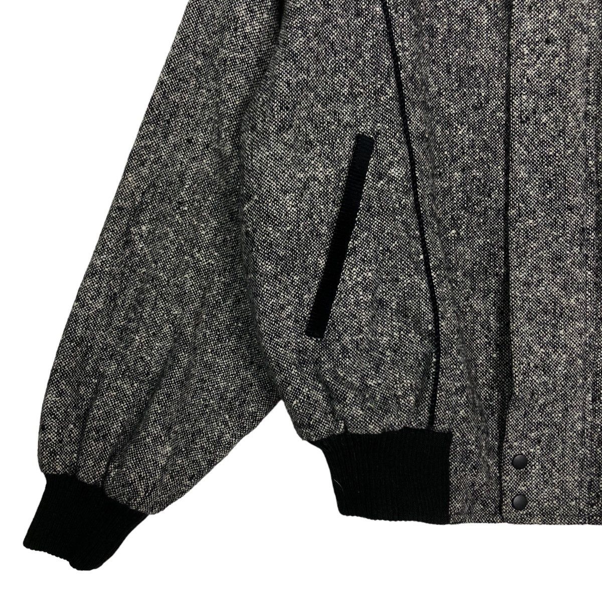 Japanese Brand 🔥90’s Herringbone Wool Bomber Jacket Cimuka Issey Miyake Size US M / EU 48-50 / 2 - 4 Thumbnail