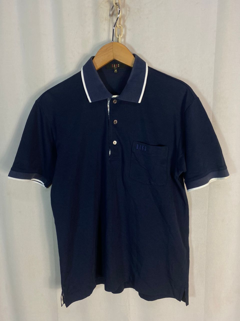DAKS Darks golf spellout polo shirt Size US M / EU 48-50 / 2 - 3 Thumbnail