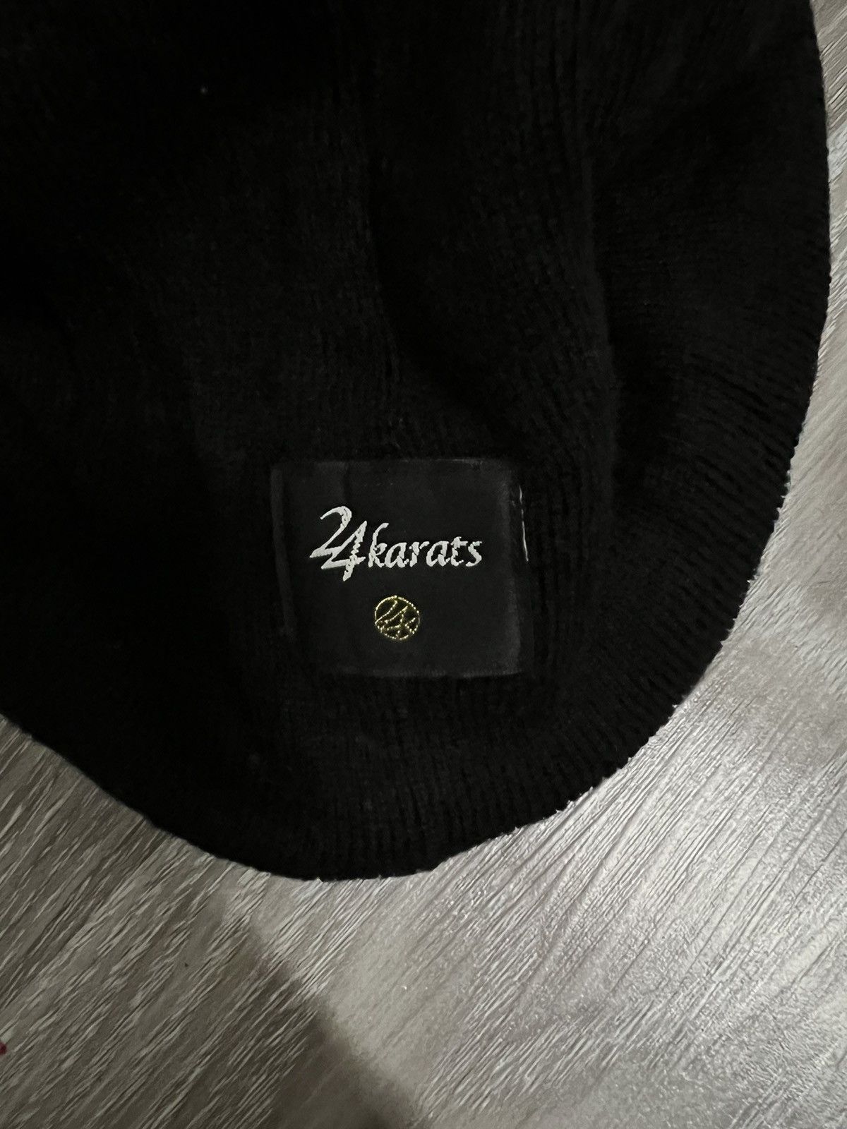 Japanese Brand Japanese brand 24 karats Spell Out Beanie Hat Size ONE SIZE - 6 Thumbnail