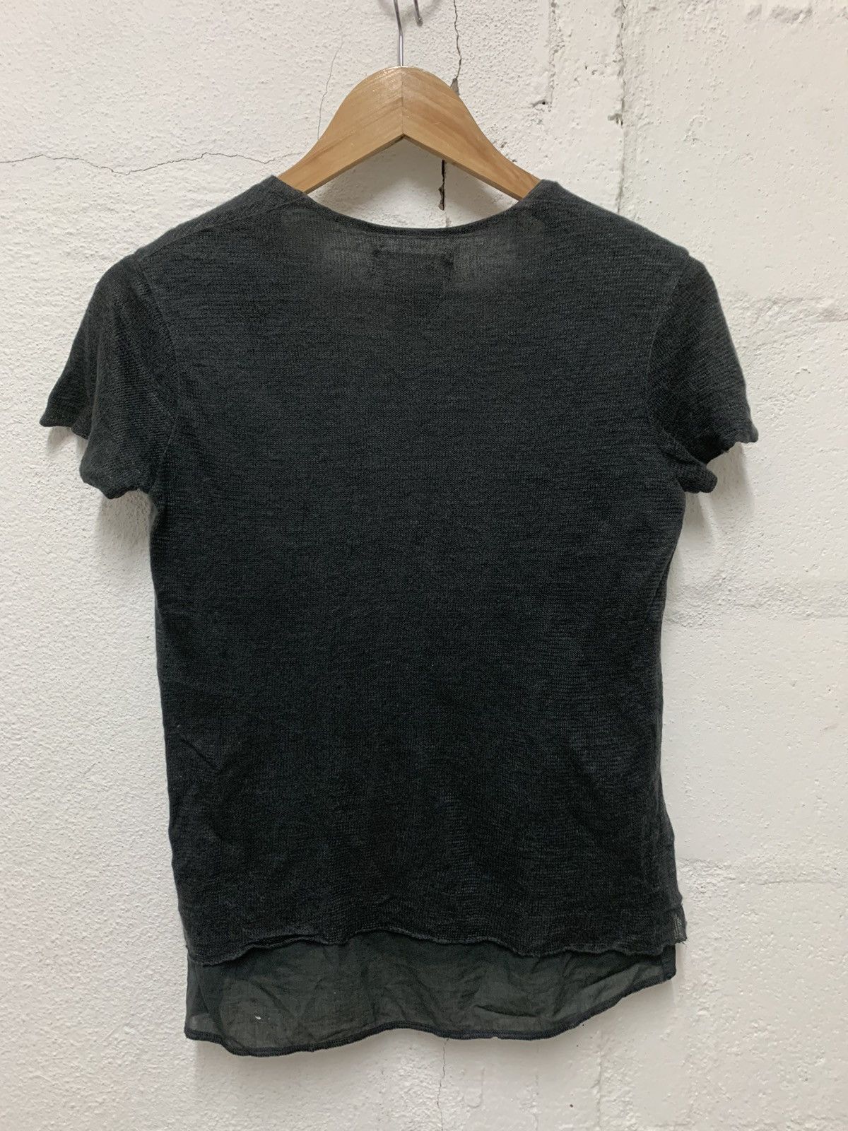 Yohji Yamamoto Yohji Yamamoto Women Layered T-shirt Size XS / US 0-2 / IT 36-38 - 4 Thumbnail