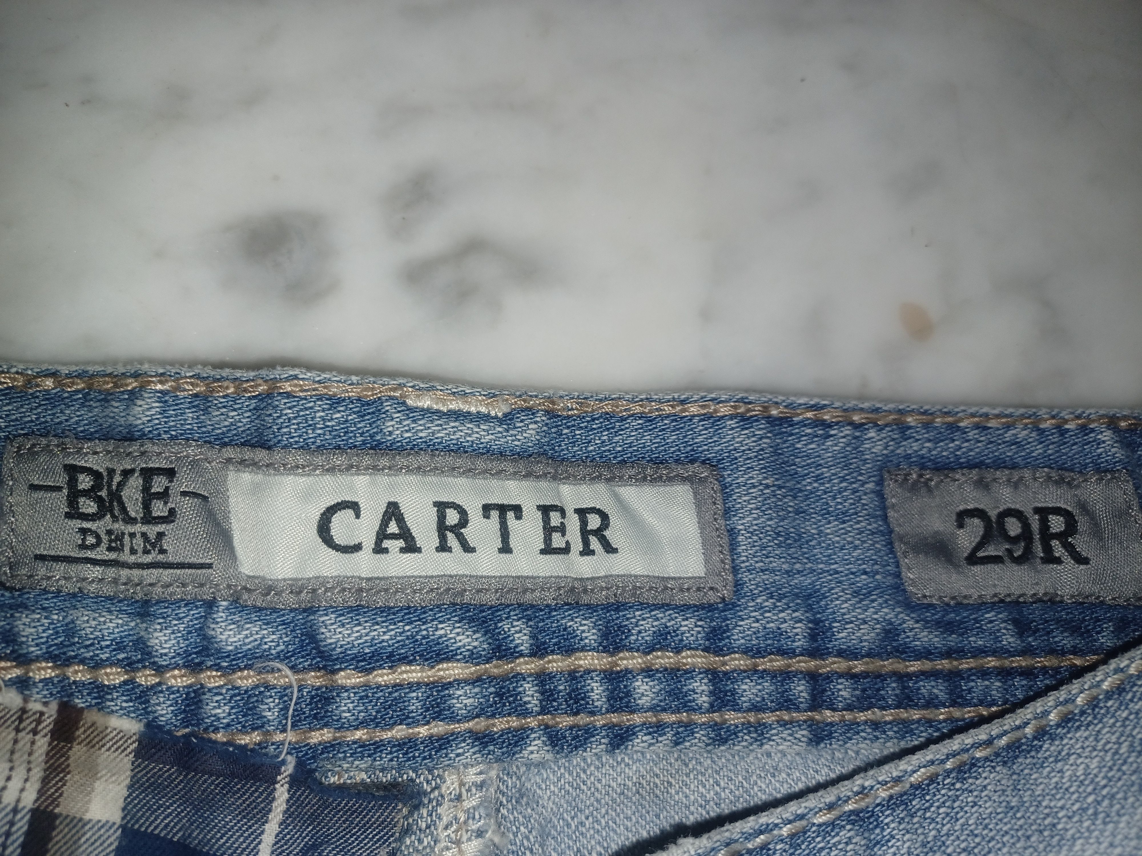 BKE BKE Men's Blue Jeans "Carter" 29R Size US 29 - 4 Thumbnail