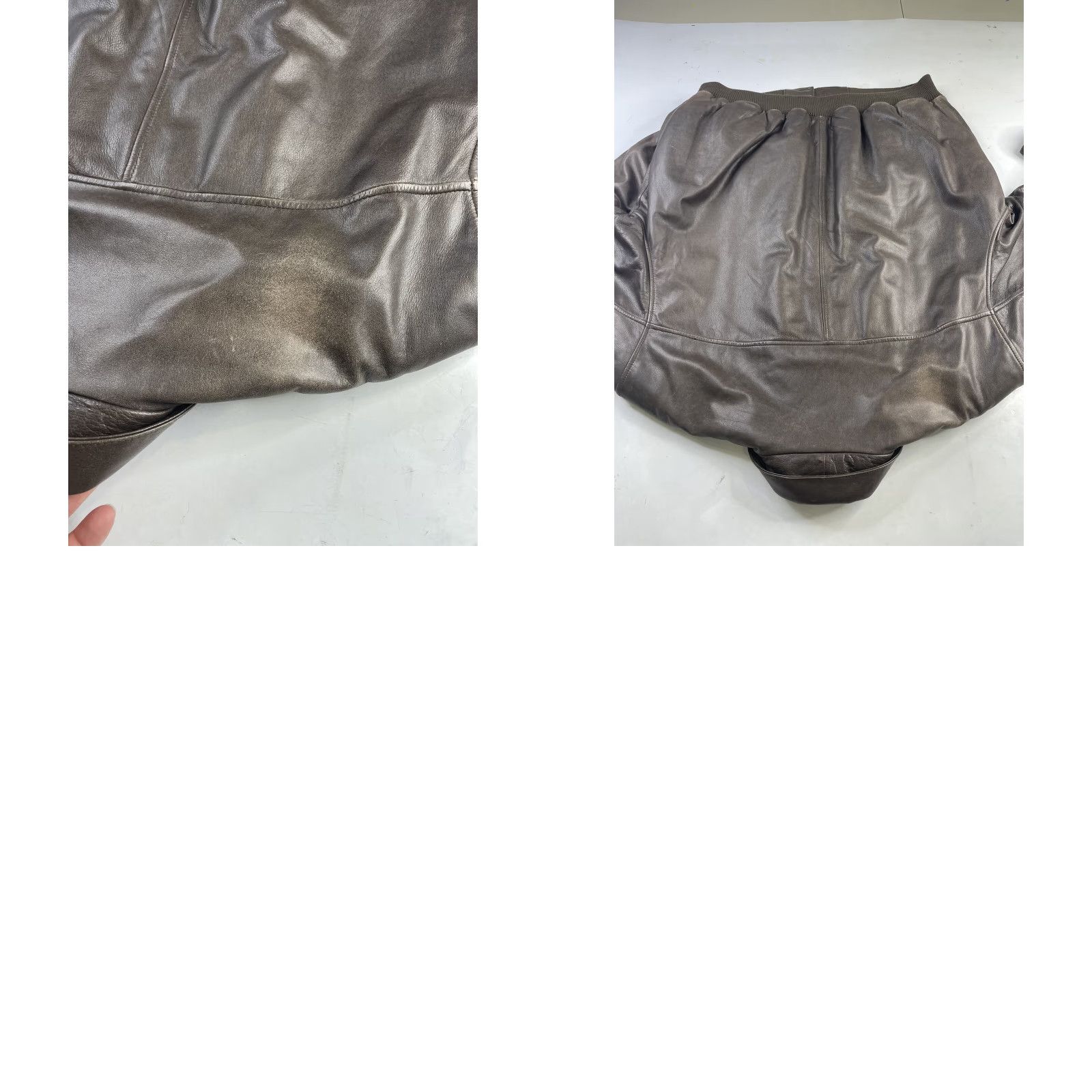 Orvis VINTAGE Orvis Leather Jacket Men XL Brown Fly Fishing Schools 90s Fish Theme Zipper Snap Buttons Size US XL / EU 56 / 4 - 8 Thumbnail