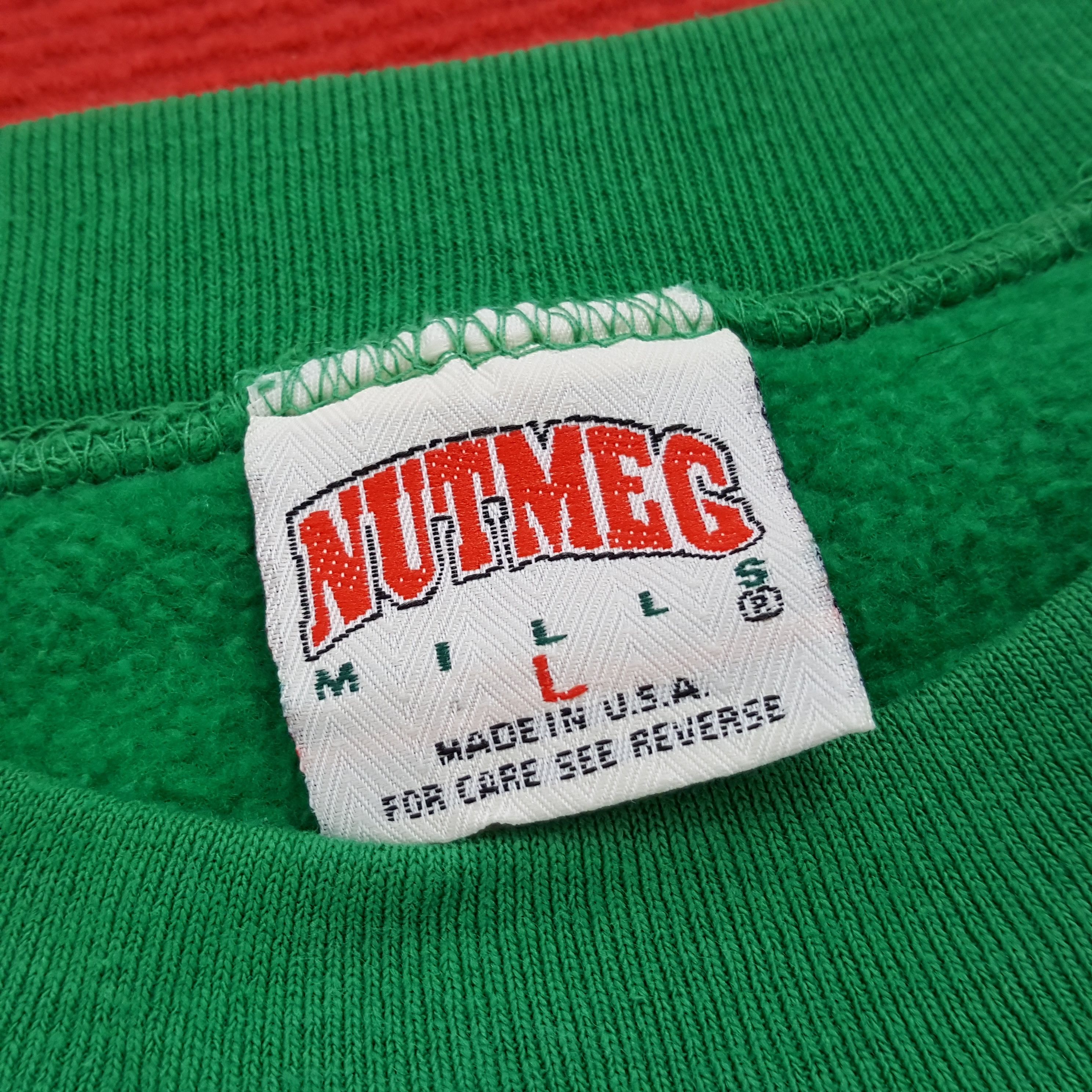 Nutmeg × Vintage North American Wildlife Habitat Design Streetwear Sweatshirt Size US L / EU 52-54 / 3 - 6 Thumbnail