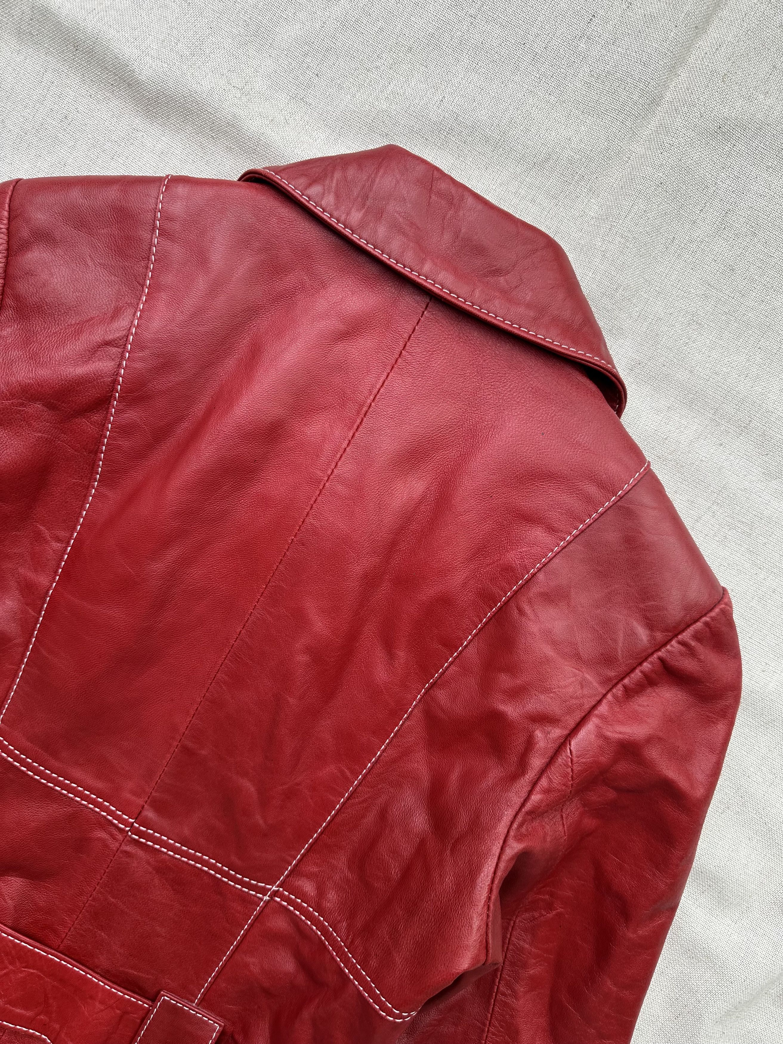 Japanese Brand Vintage Leather Jacket Size S / US 4 / IT 40 - 7 Thumbnail