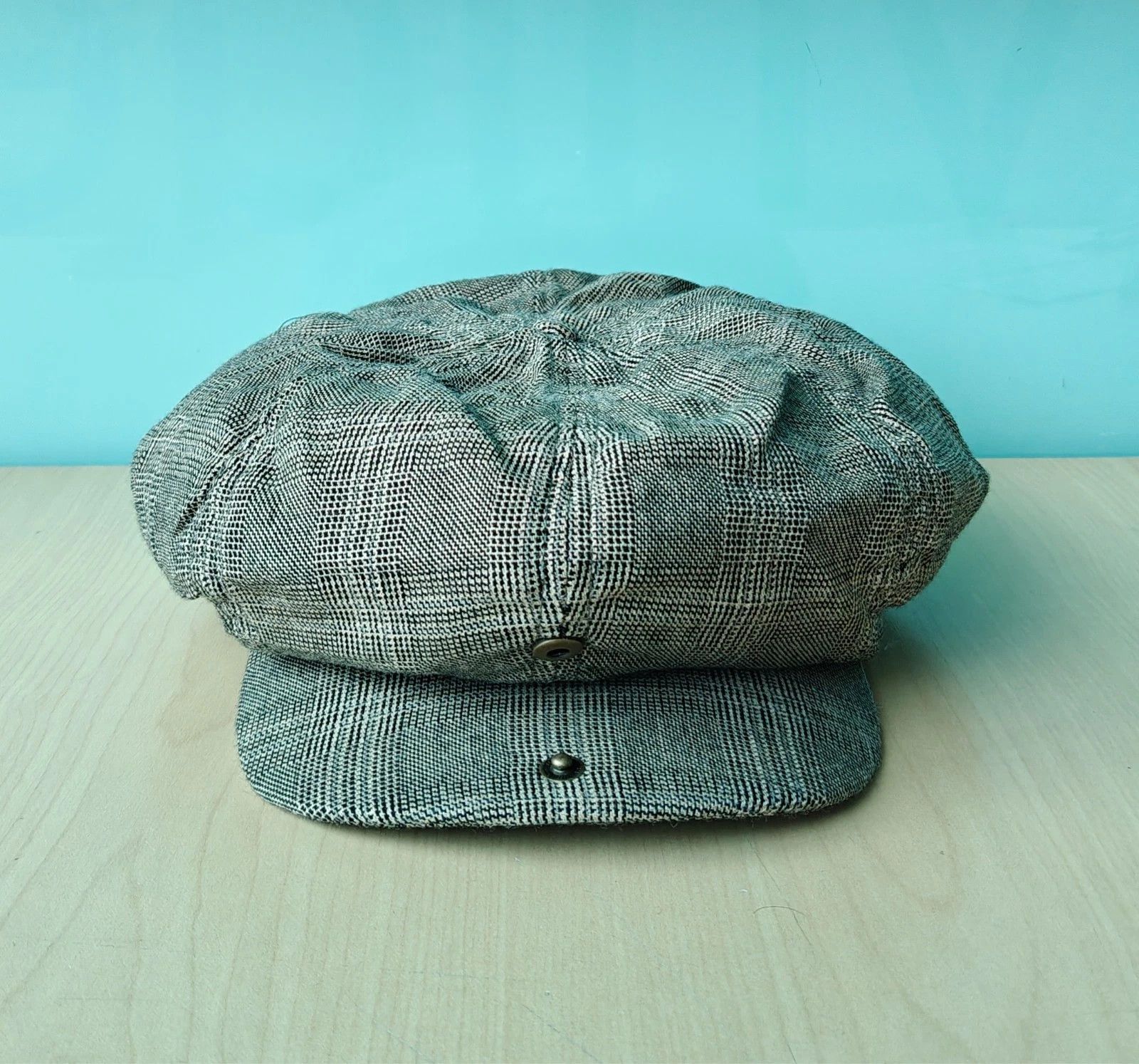 RRL Ralph Lauren DOUBLE RL Wool-Cotton Glen Plaid Newsboy Cap T/1921 Size ONE SIZE - 5 Thumbnail