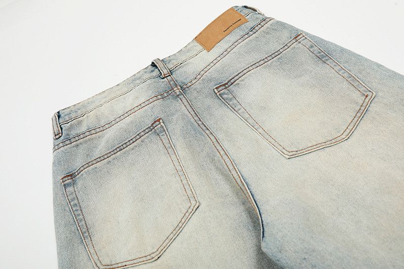 Vintage Men's American High-Street Distressed Washed Flared Jeans Size US 32 / EU 48 - 5 Thumbnail