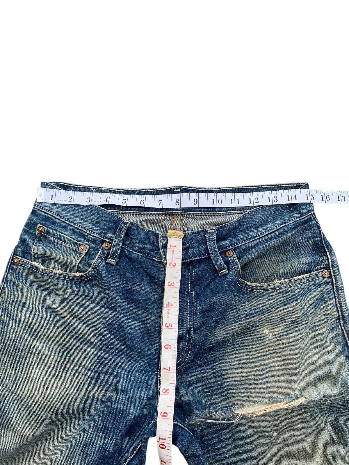 Levi's LEVIS 502 FADED & RUSTY DISTRESSED DENIM Size US 30 / EU 46 - 16 Thumbnail