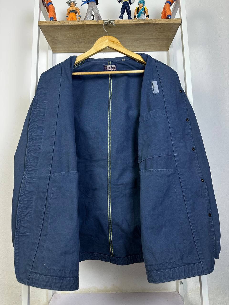 Blue Blue Japan × Japanese Brand × Vintage Vintage Blue Blue Japan Denim Workwear (Pit 22) Size US S / EU 44-46 / 1 - 7 Thumbnail