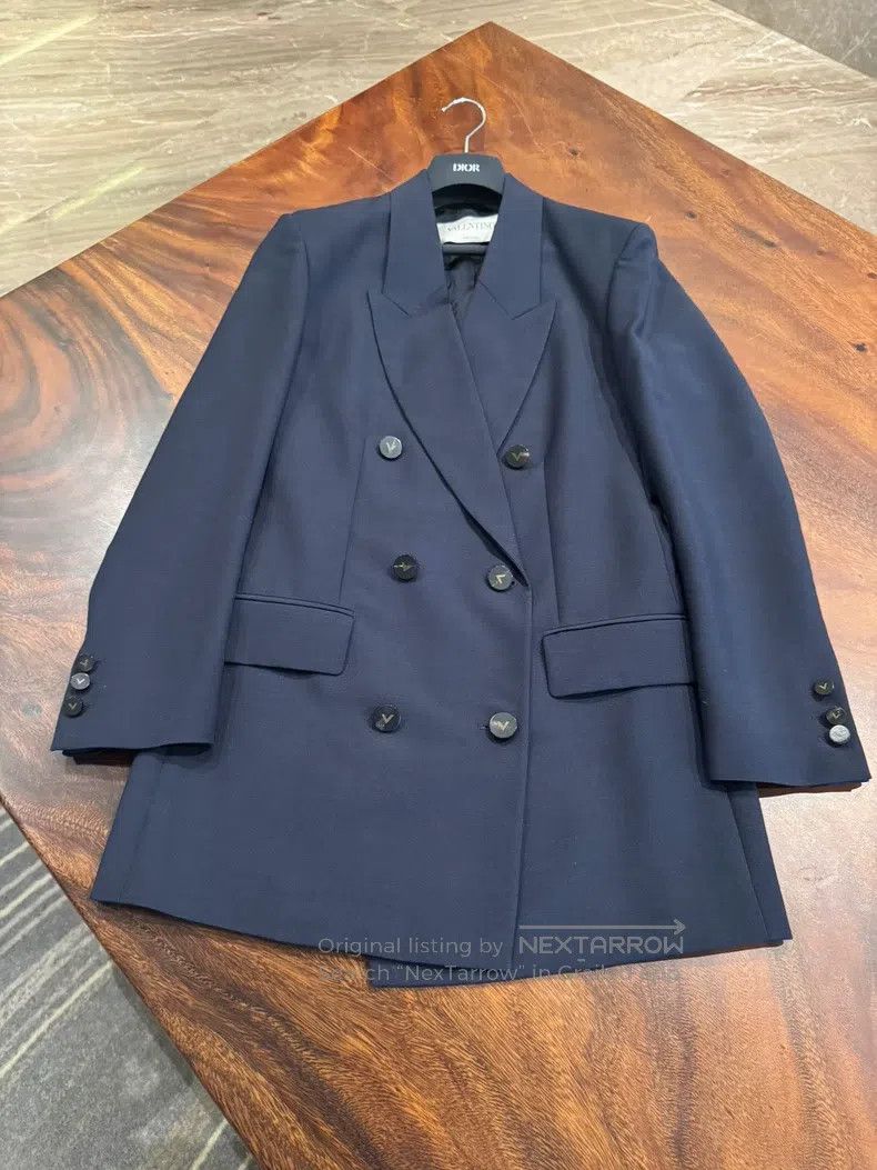 Valentino Valentino Wooden button-down blazer Size S / US 4 / IT 40 - 2 Thumbnail